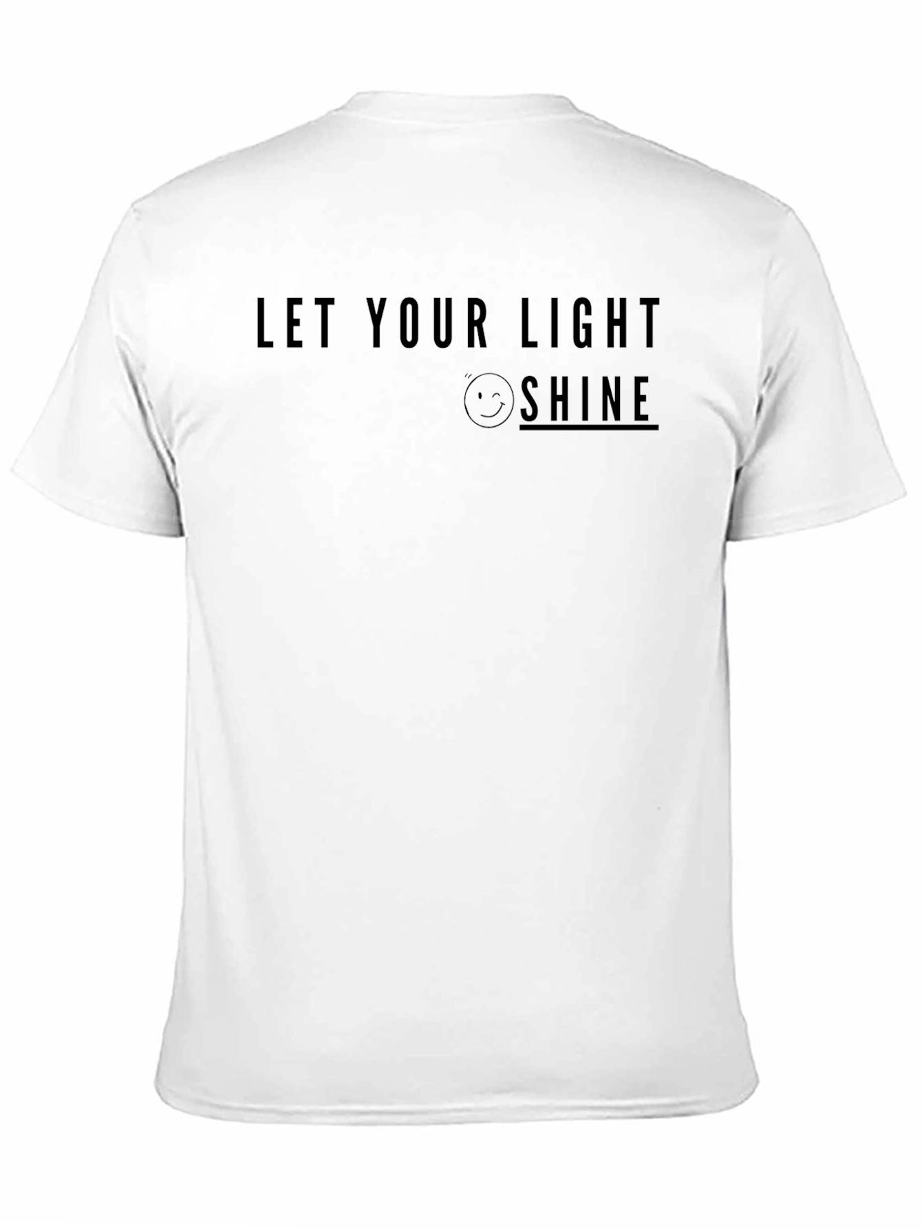 Let Your Light Shine Black Graphic Tee