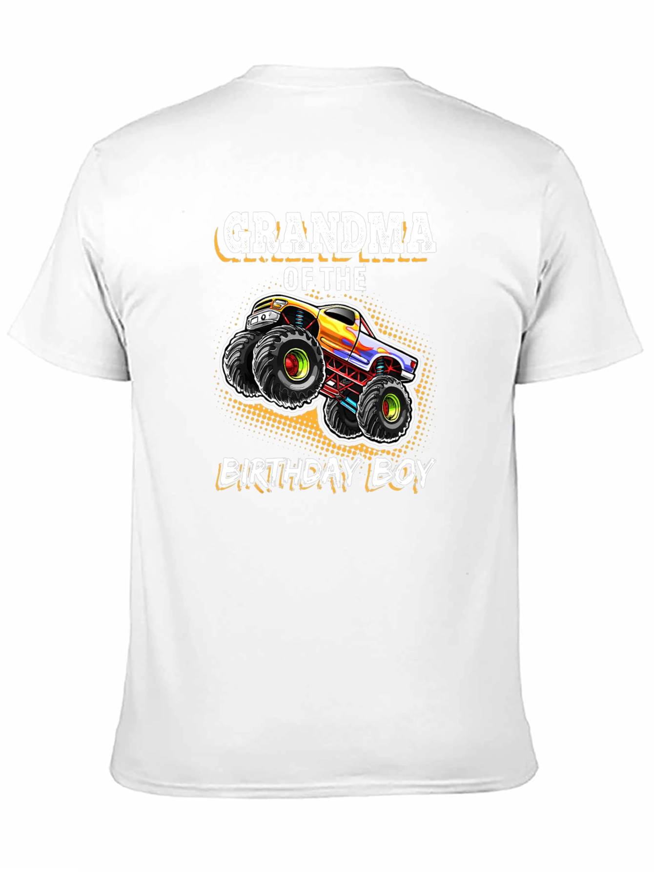Grandma of the Birthday Boy Monster Truck T-Shirt