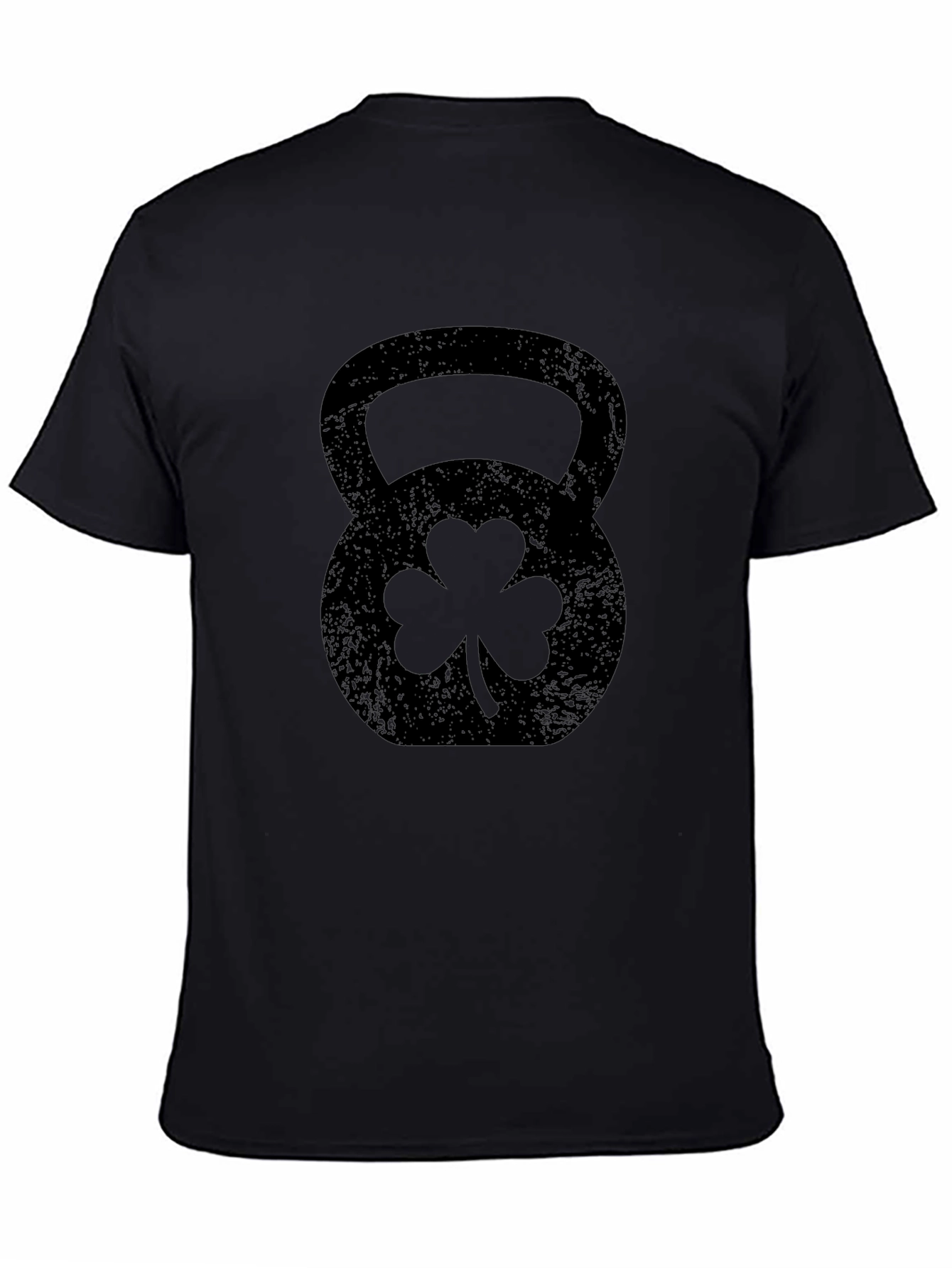 St. Patricks Day Kettlebell Black T-Shirt