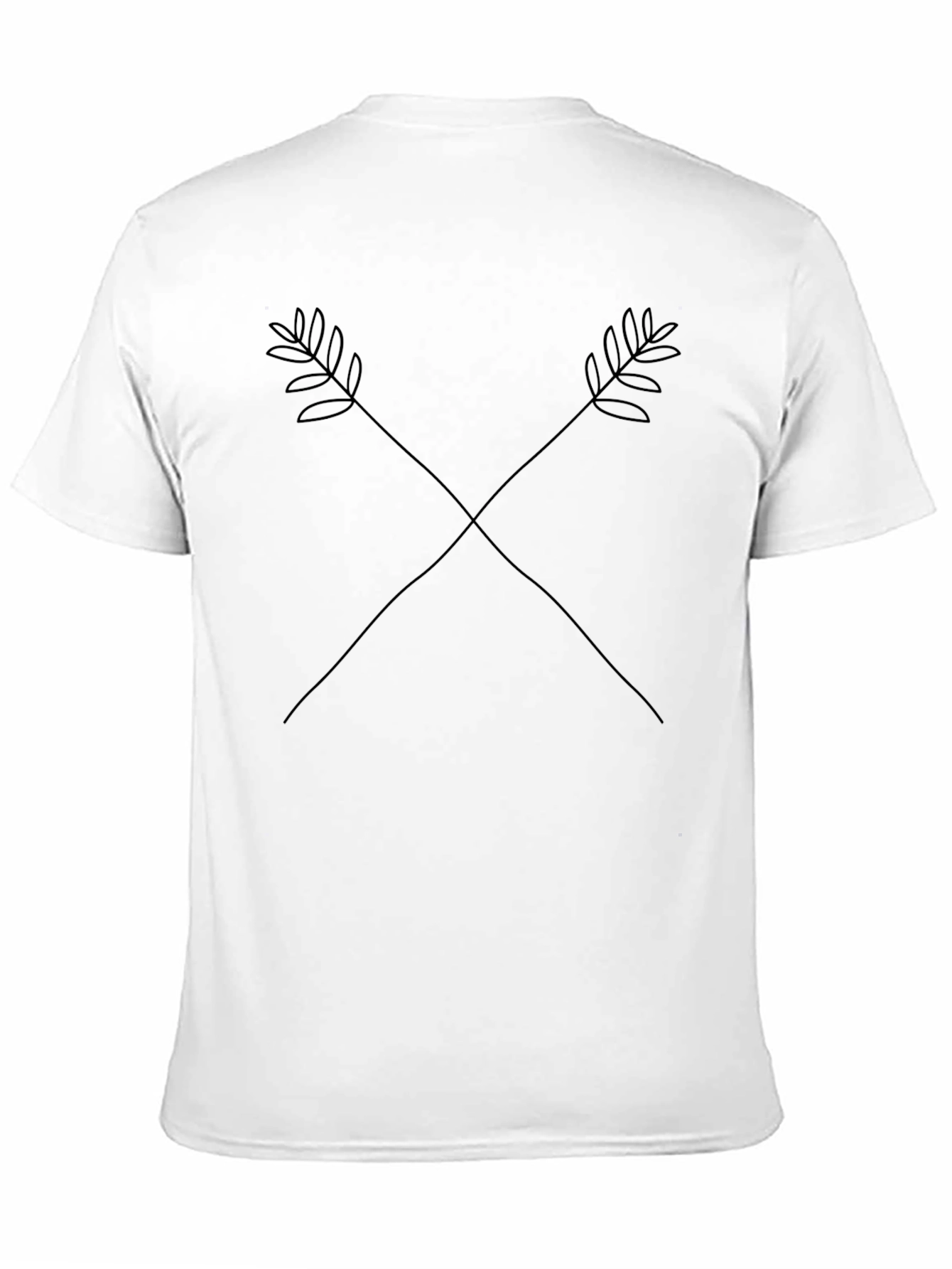 Minimalist Arrow Graphic Black T-Shirt