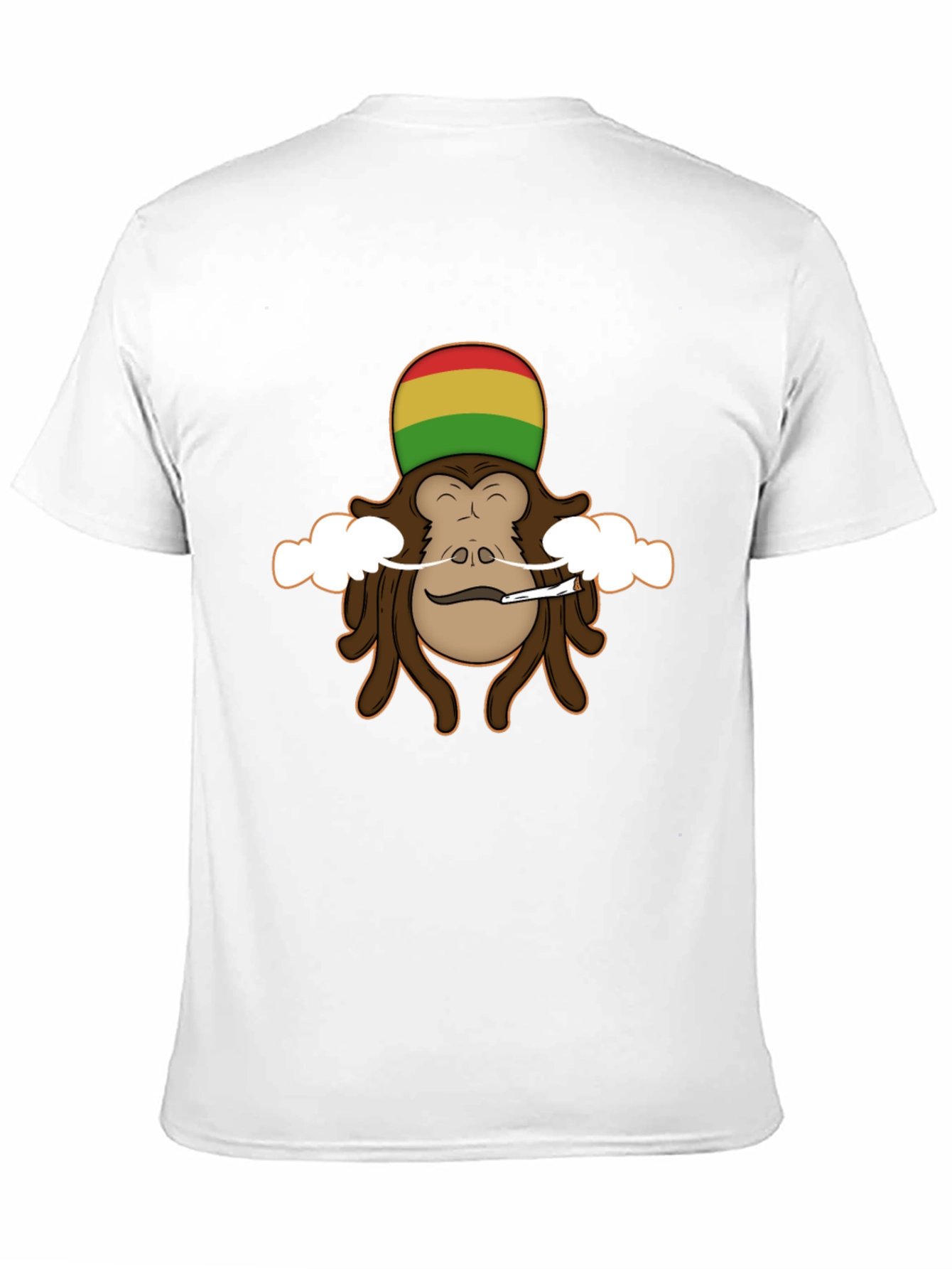 Rasta Monkey Graphic Tee - Cool Novelty Shirt