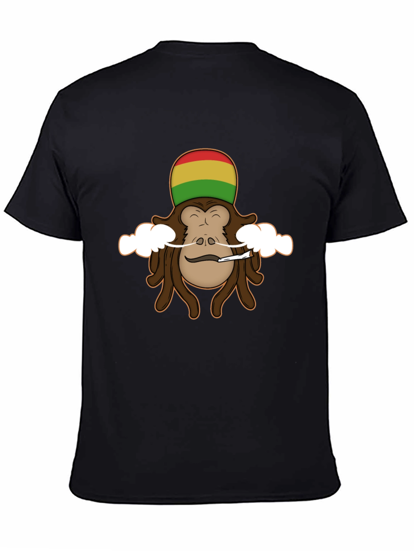 Rasta Monkey Graphic Tee - Cool Novelty Shirt