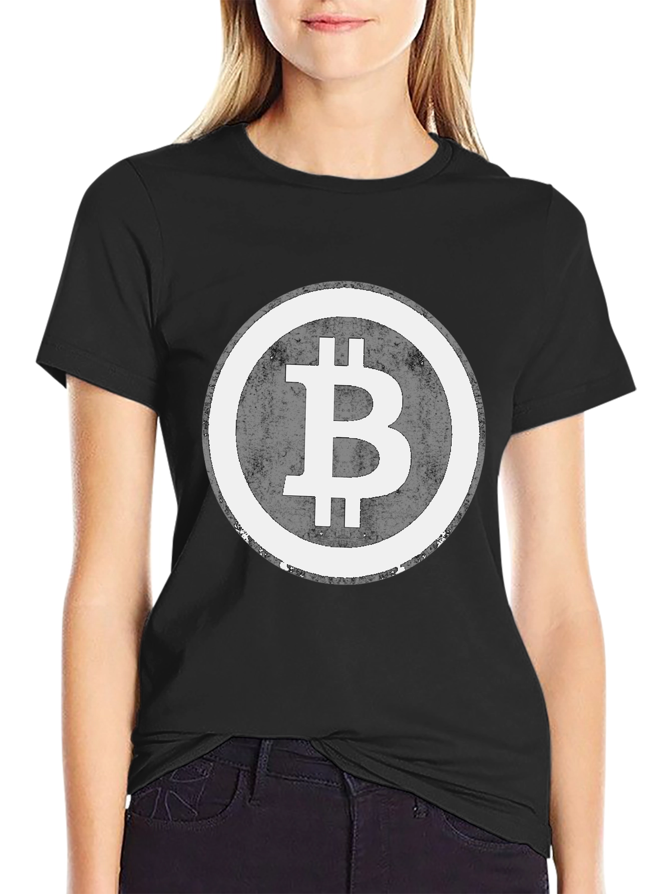 Bitcoin Logo Graphic Tee - Crypto T-Shirt