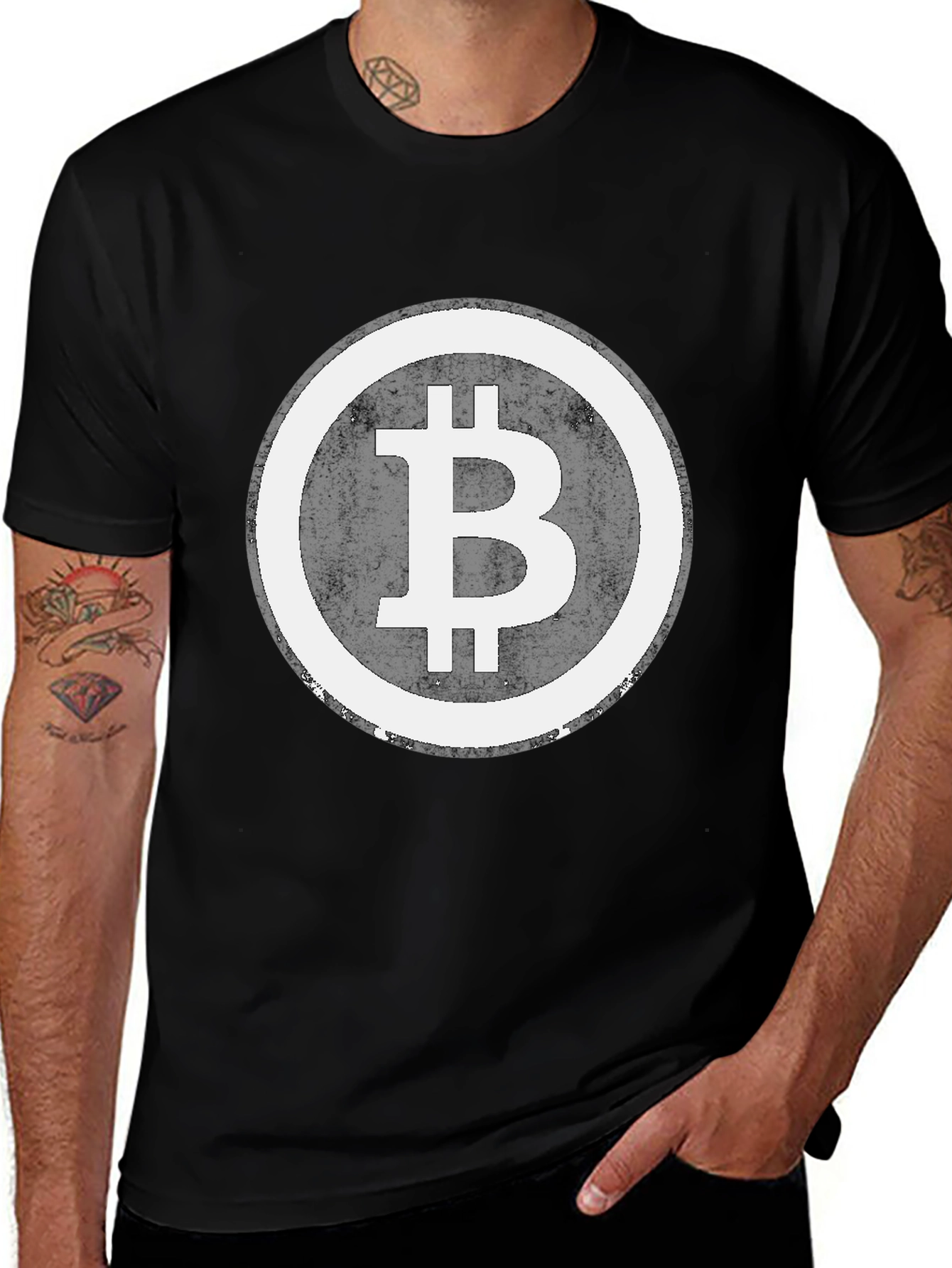 Bitcoin Logo Graphic Tee - Crypto T-Shirt