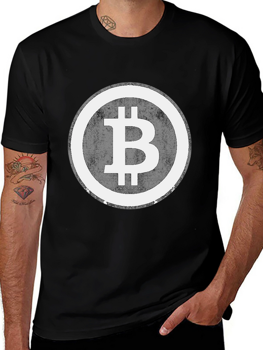 Bitcoin Logo Graphic Tee - Crypto T-Shirt