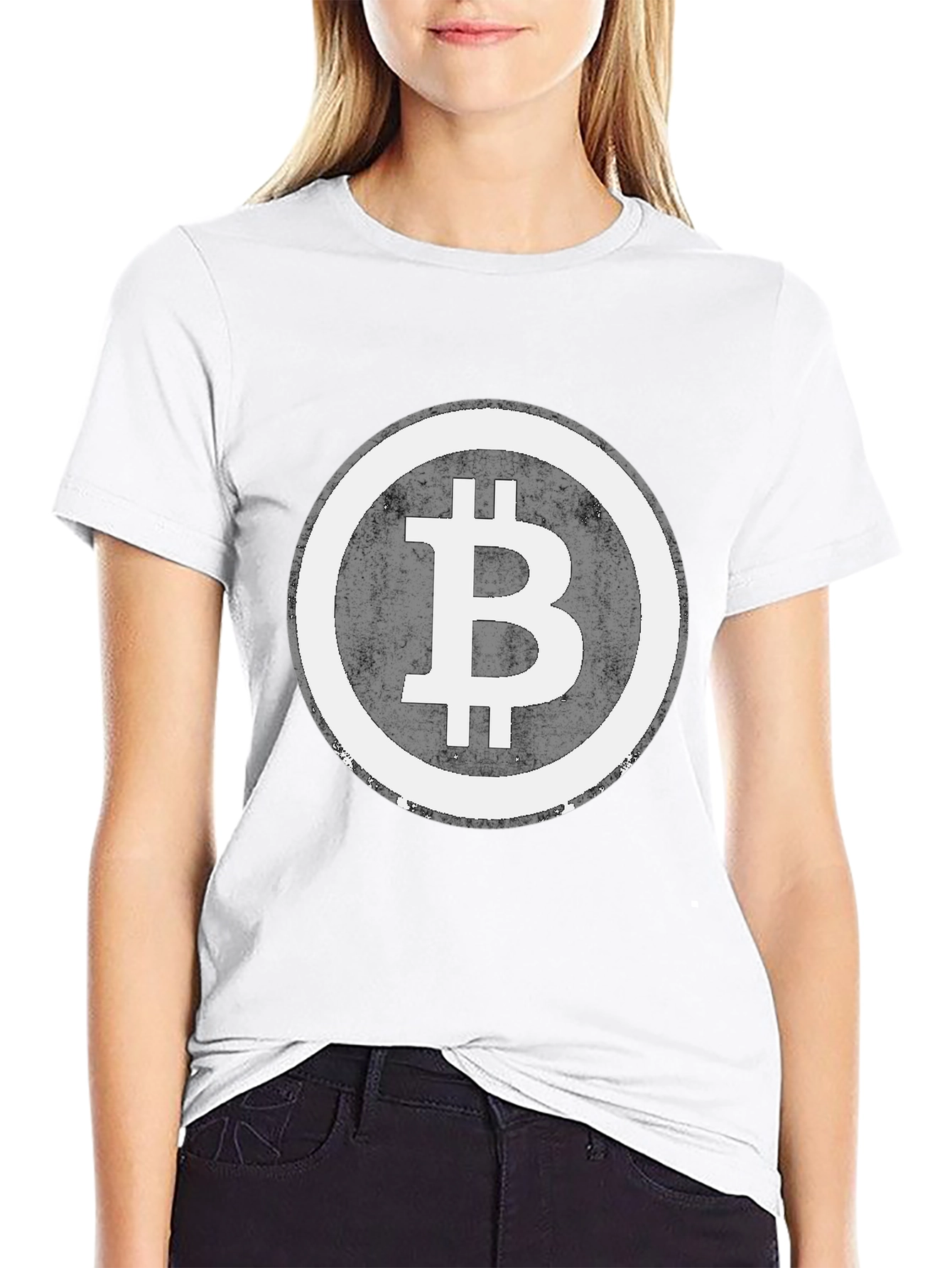 Bitcoin Logo Graphic Tee - Crypto T-Shirt