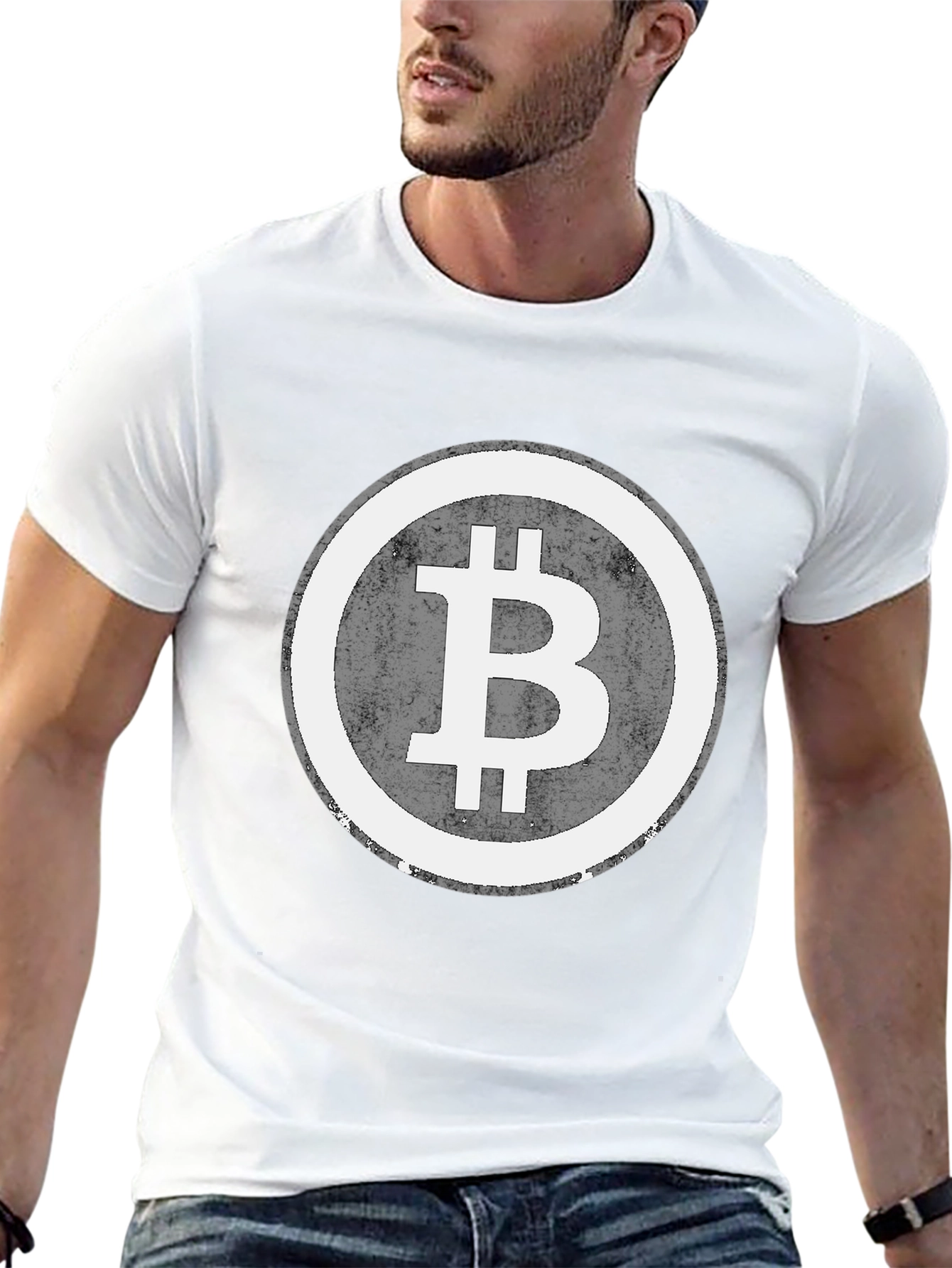 Bitcoin Logo Graphic Tee - Crypto T-Shirt