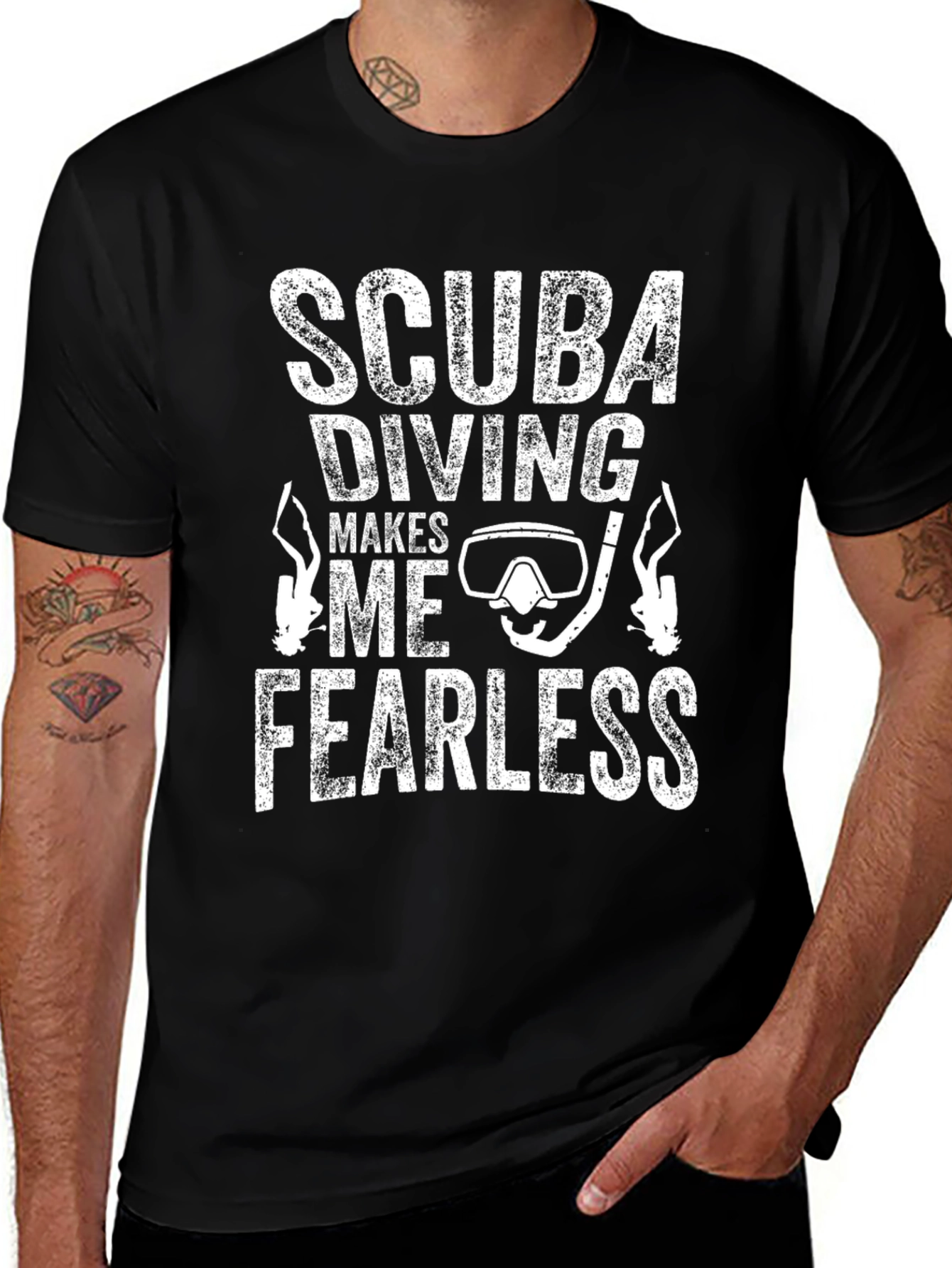Scuba Diving Fearless T-Shirt
