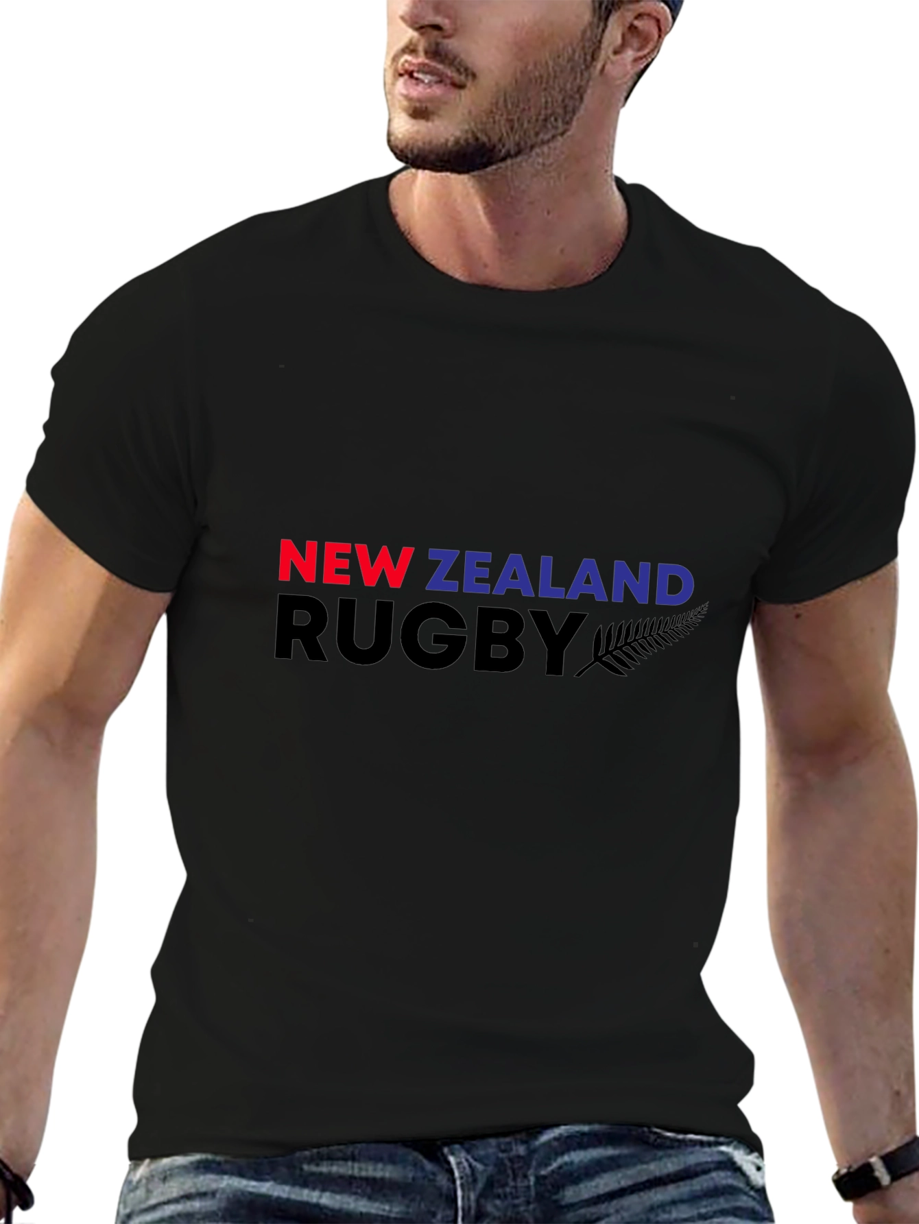 New Zealand Rugby Black T-Shirt