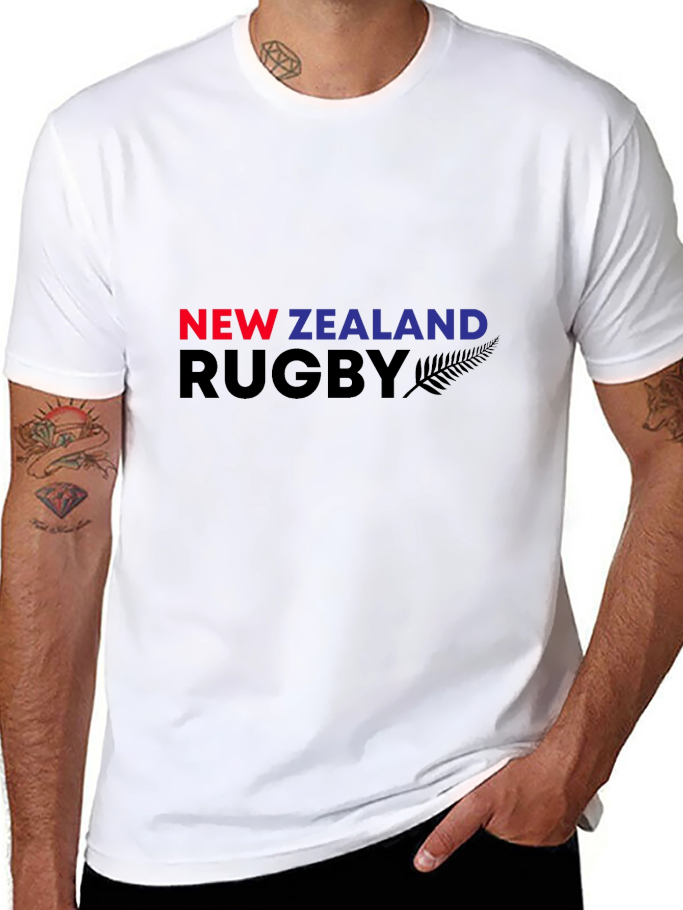 New Zealand Rugby Black T-Shirt