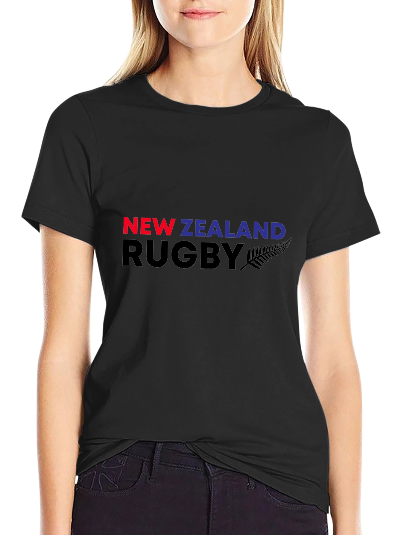New Zealand Rugby Black T-Shirt