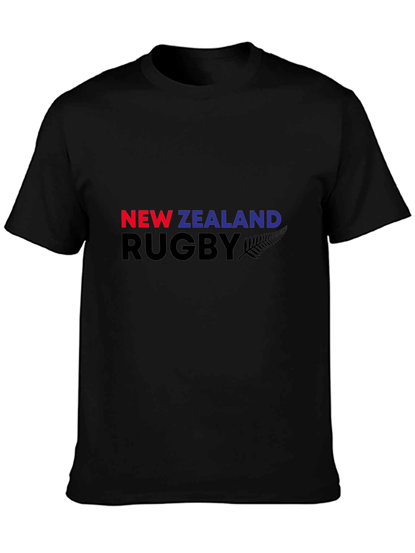 New Zealand Rugby Black T-Shirt