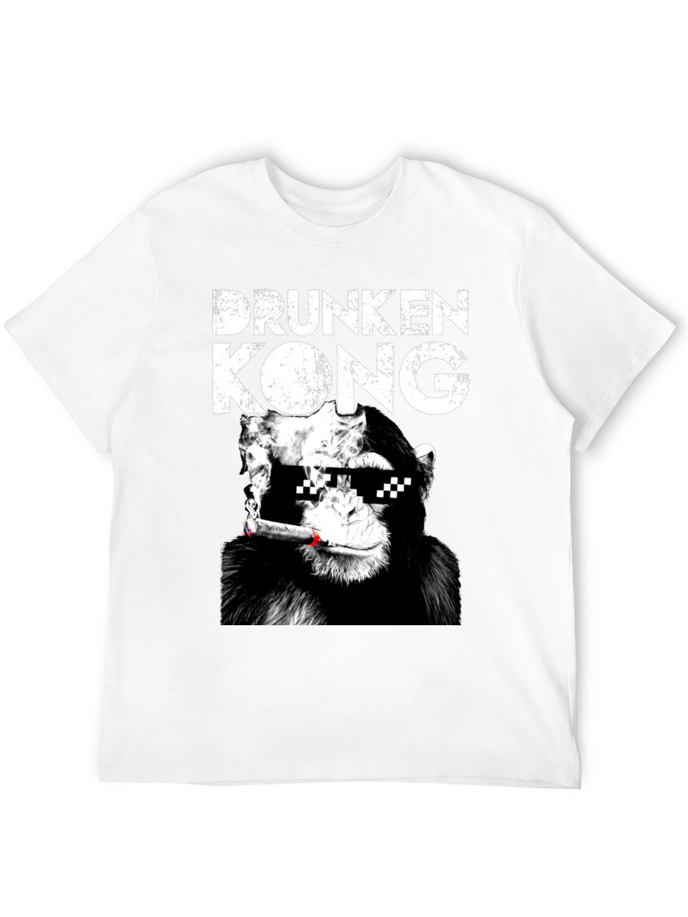Drunken Kong Graphic Tee - Funny Monkey T-Shirt
