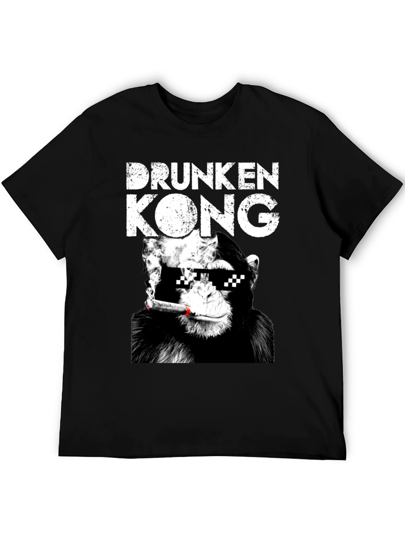 Drunken Kong Graphic Tee - Funny Monkey T-Shirt