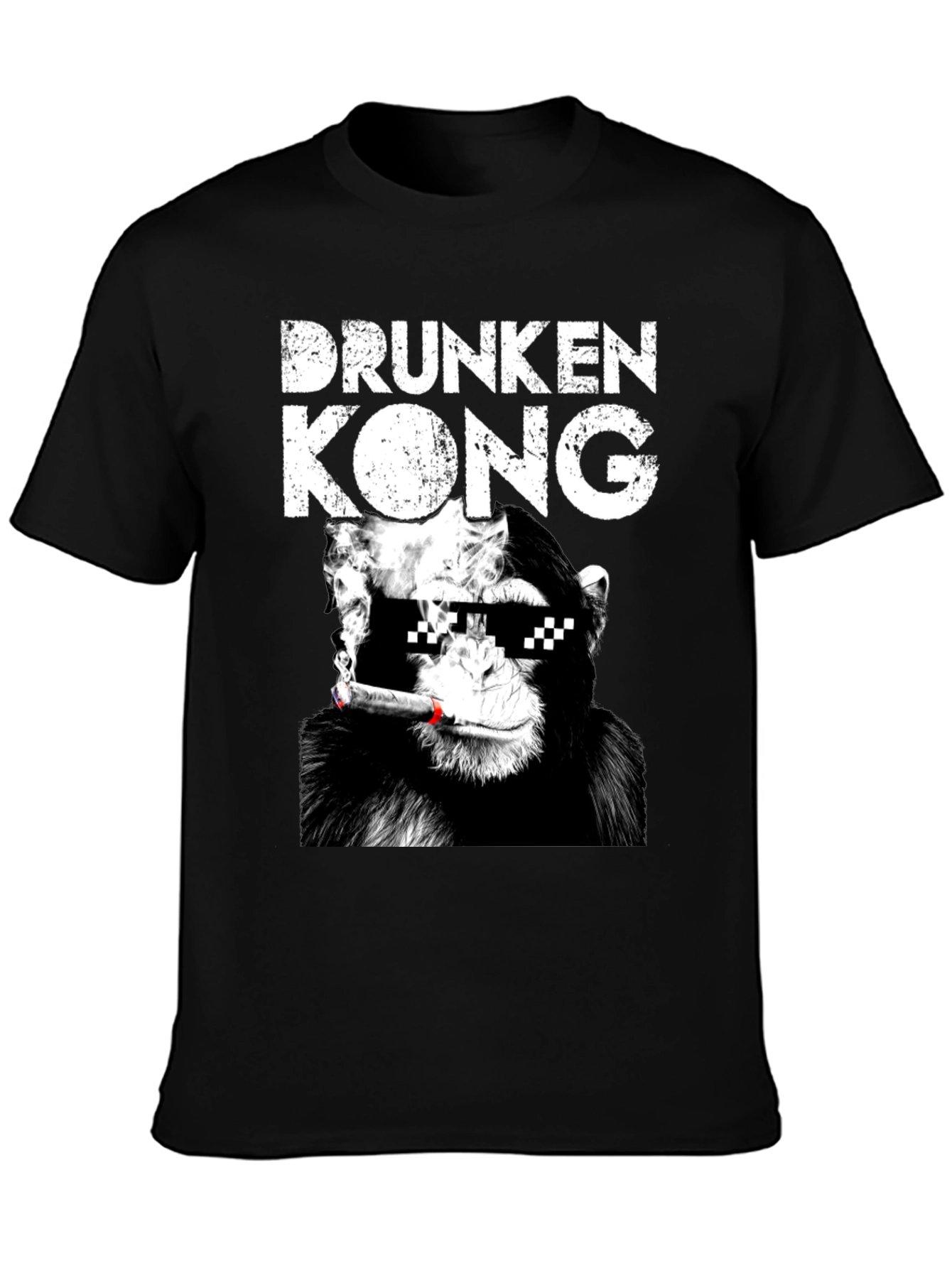 Drunken Kong Graphic Tee - Funny Monkey T-Shirt