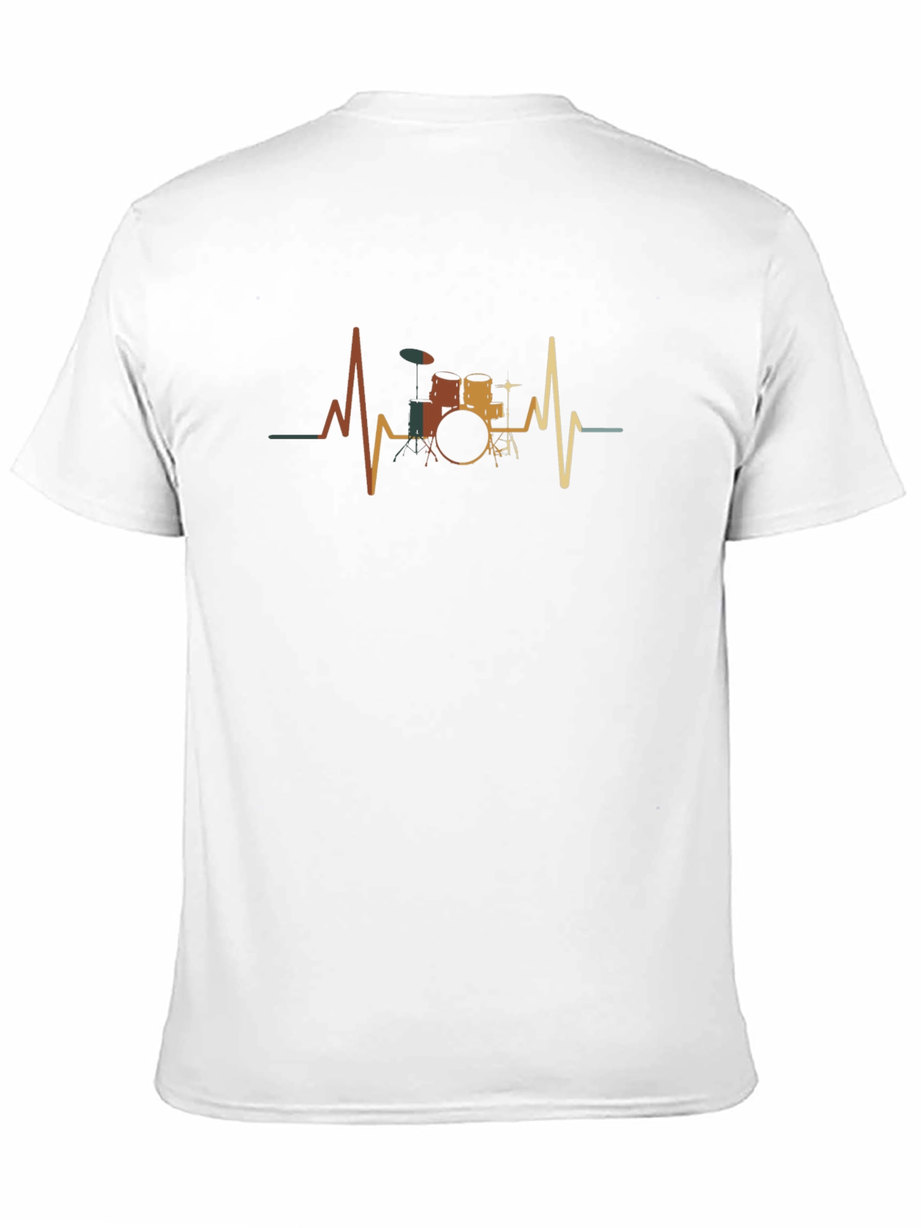 Drum Heartbeat T-Shirt - Musician Graphic Tee