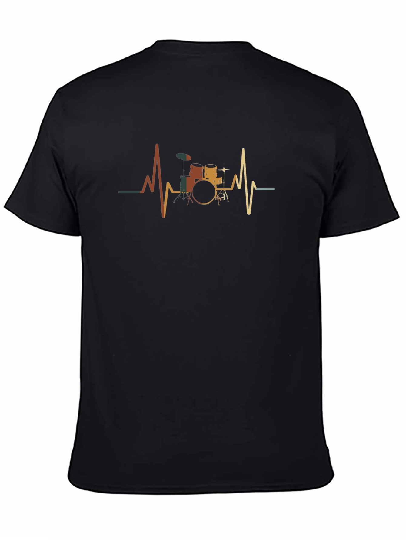Drum Heartbeat T-Shirt - Musician Graphic Tee