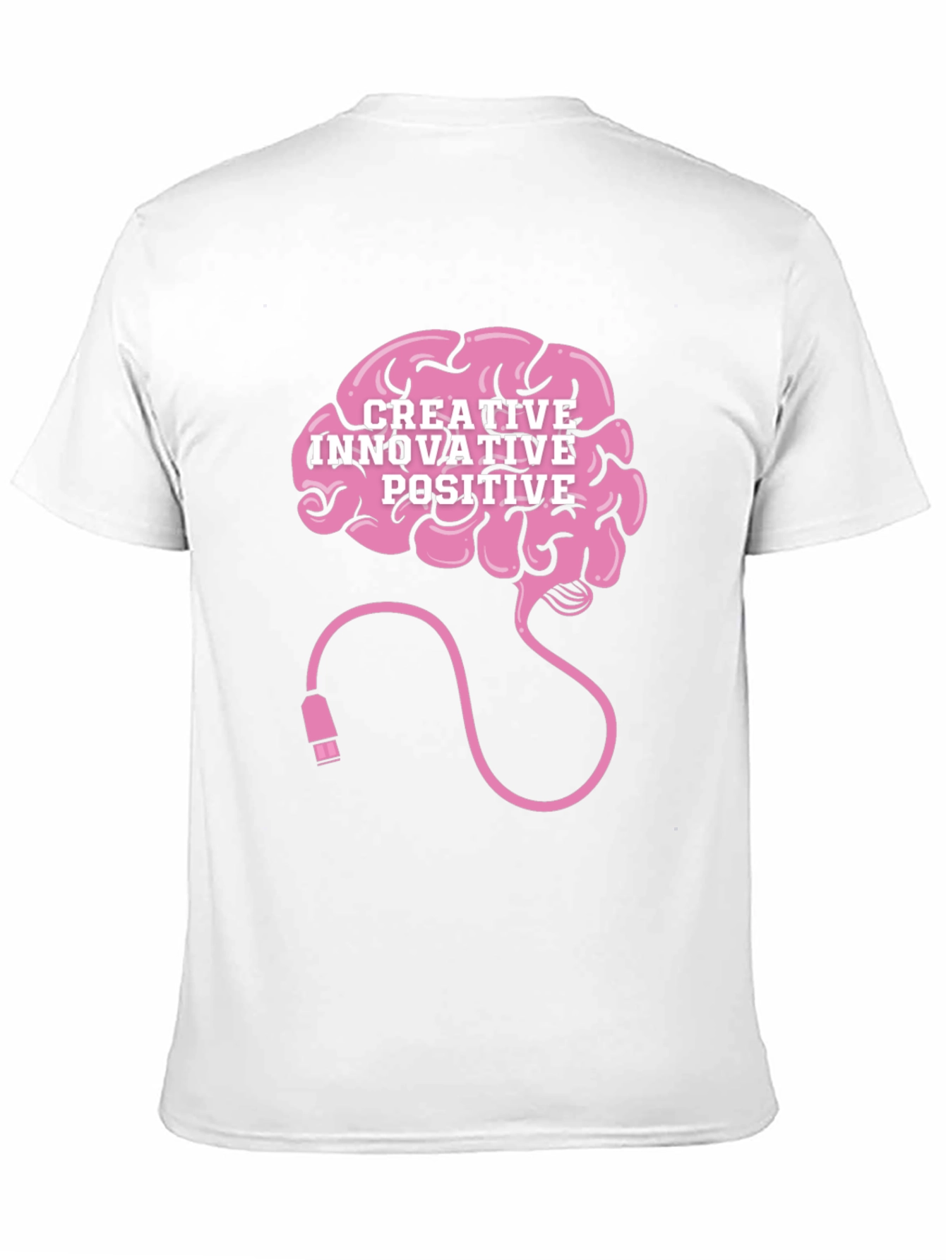 Creative Brain T-Shirt Innovative Positive Design