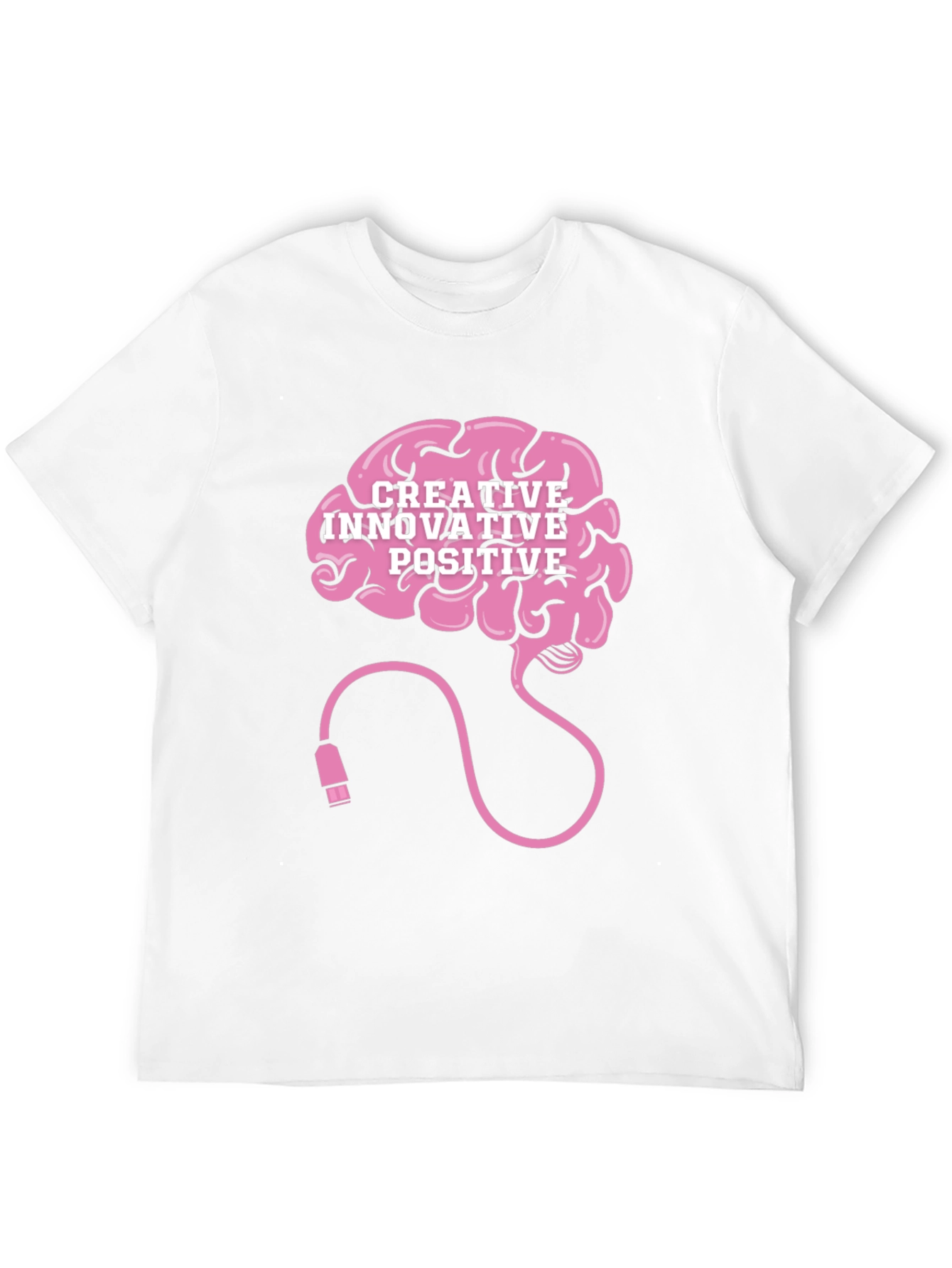 Creative Brain T-Shirt Innovative Positive Design