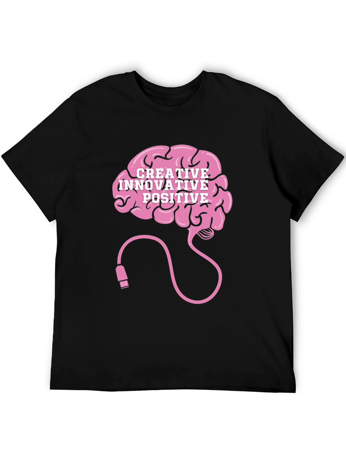 Creative Brain T-Shirt Innovative Positive Design