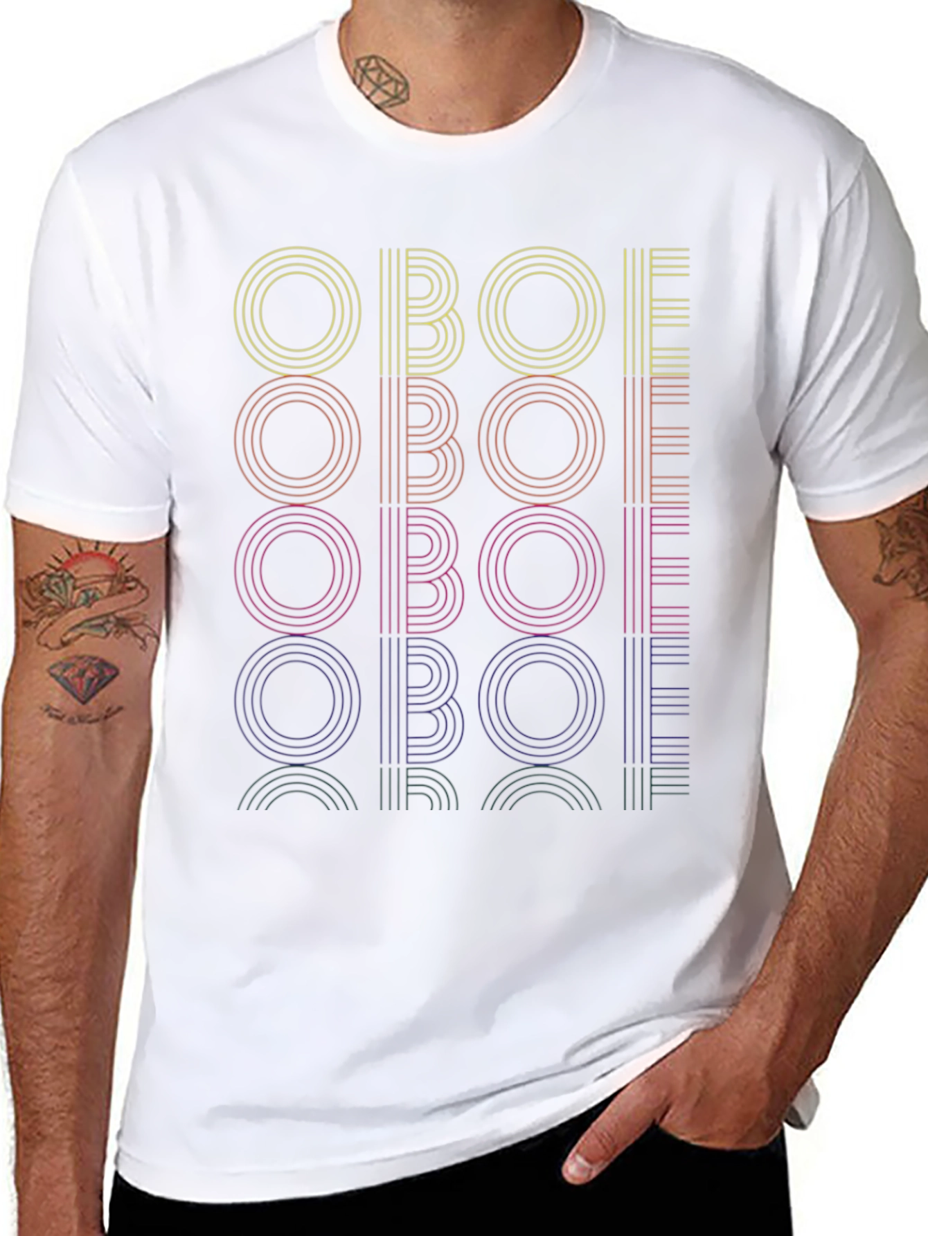 Retro OBOE Music Lover T-Shirt