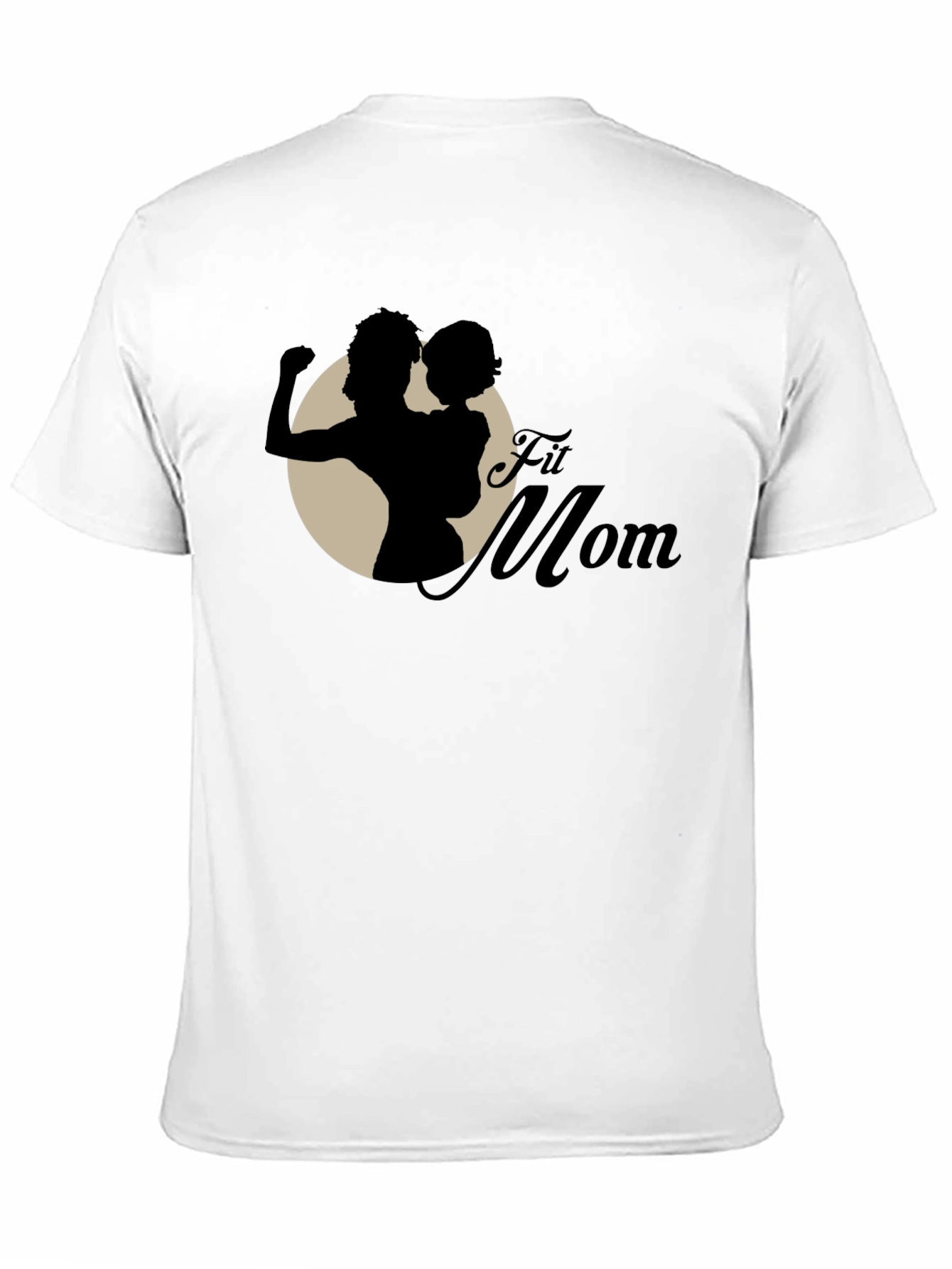 Fit Mom Graphic T-Shirt - Black