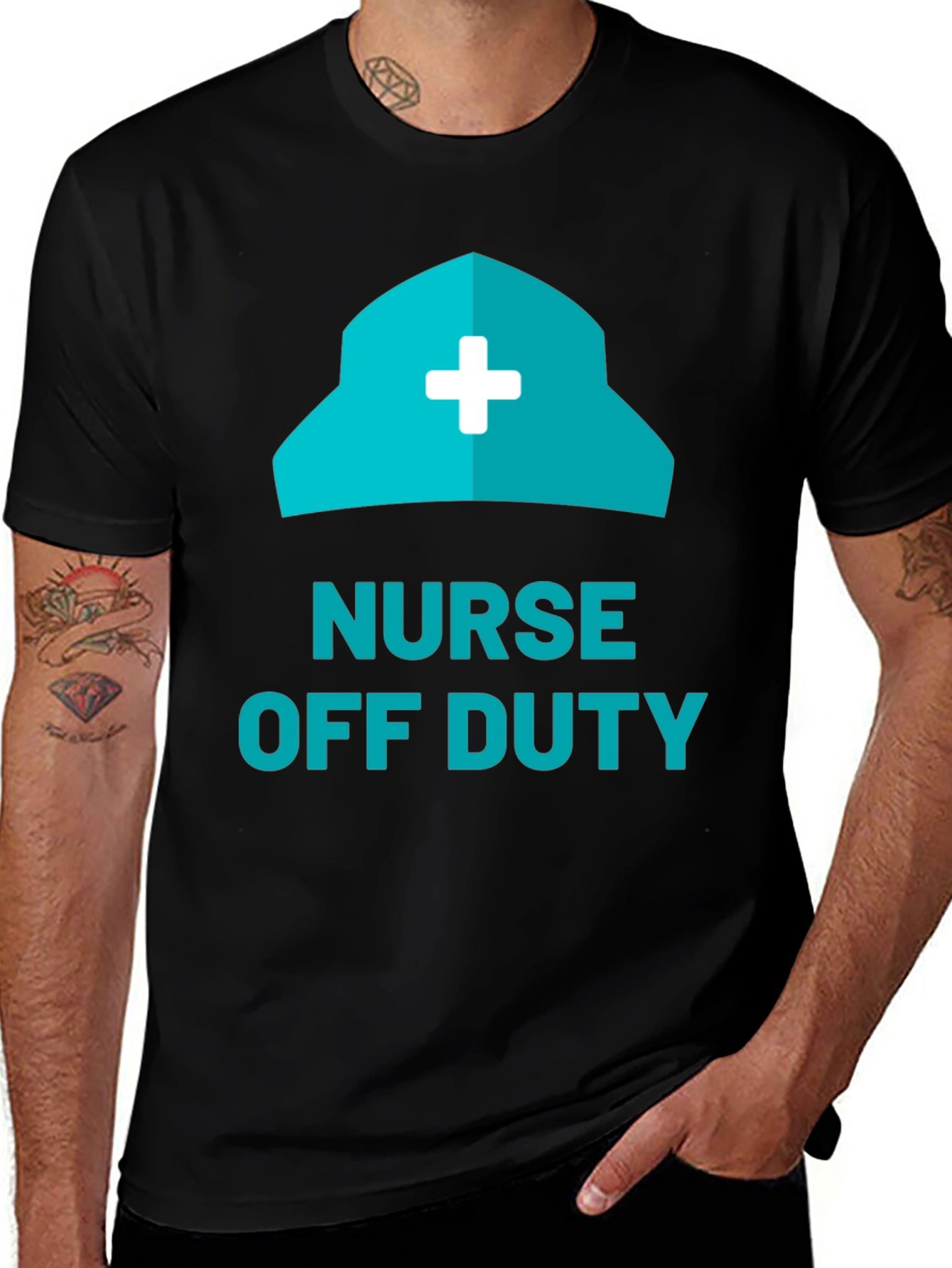 Nurse Off Duty Graphic Tee - Relax in Style!
