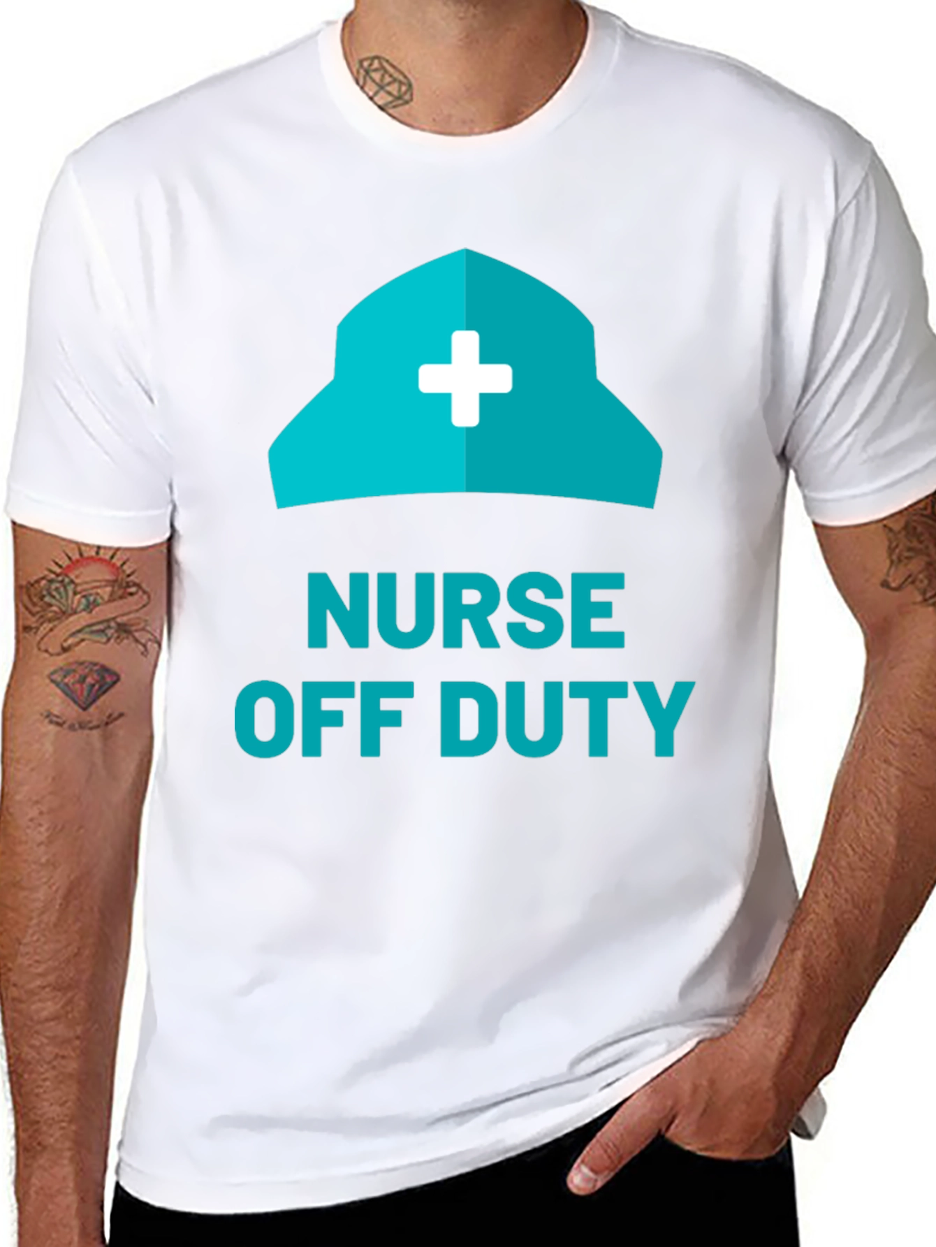 Nurse Off Duty Graphic Tee - Relax in Style!