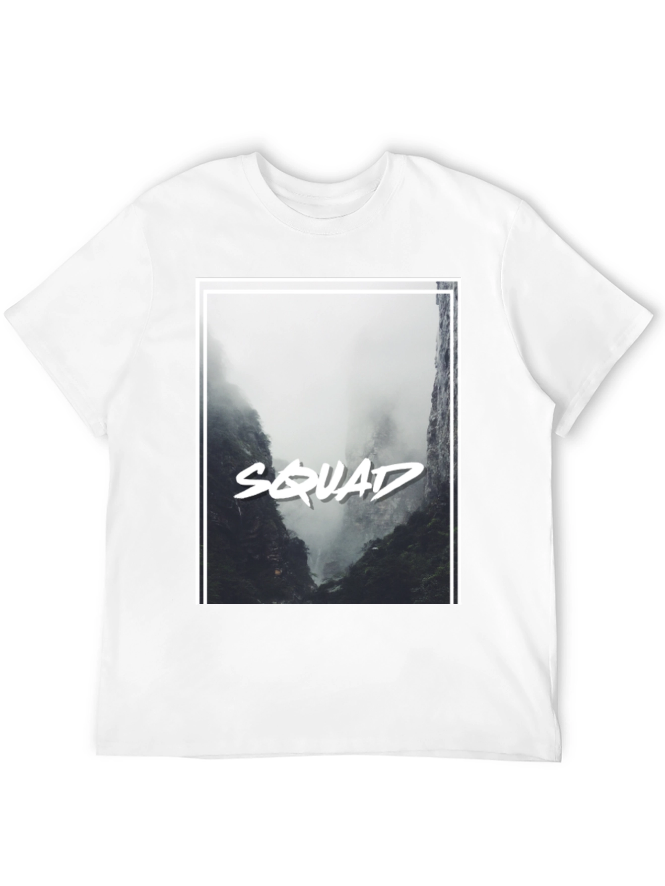 Squad Graphic Black T-Shirt - Mens Fashion