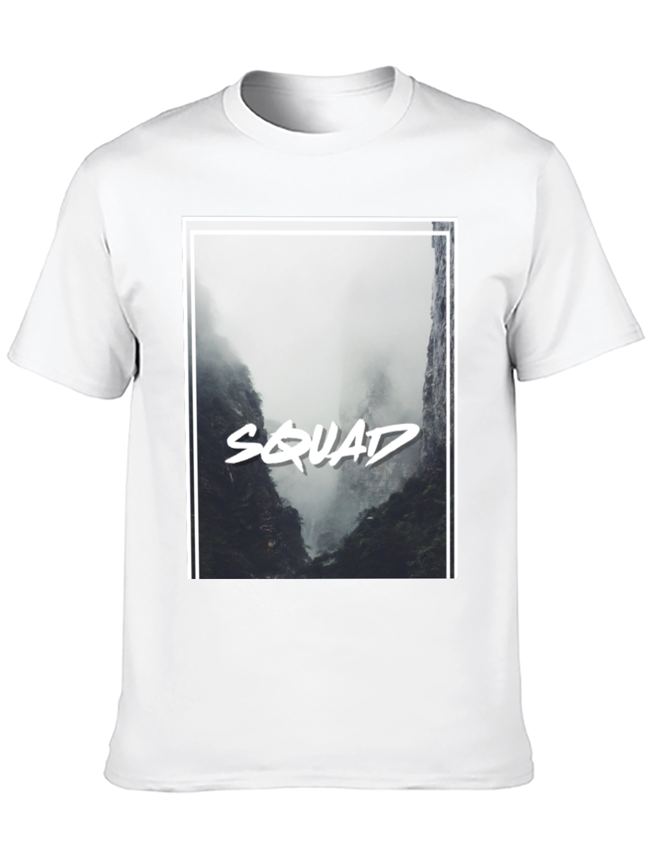 Squad Graphic Black T-Shirt - Mens Fashion