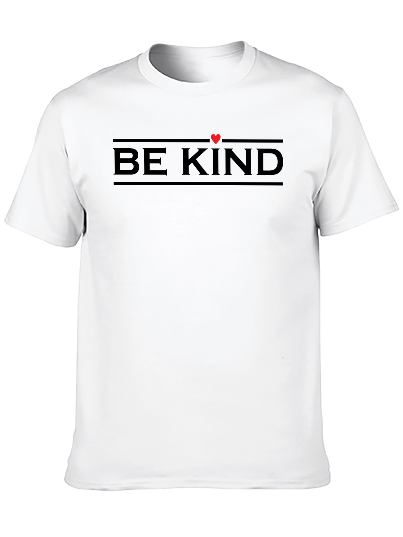Be Kind Heart Graphic Tee - Black Casual Shirt