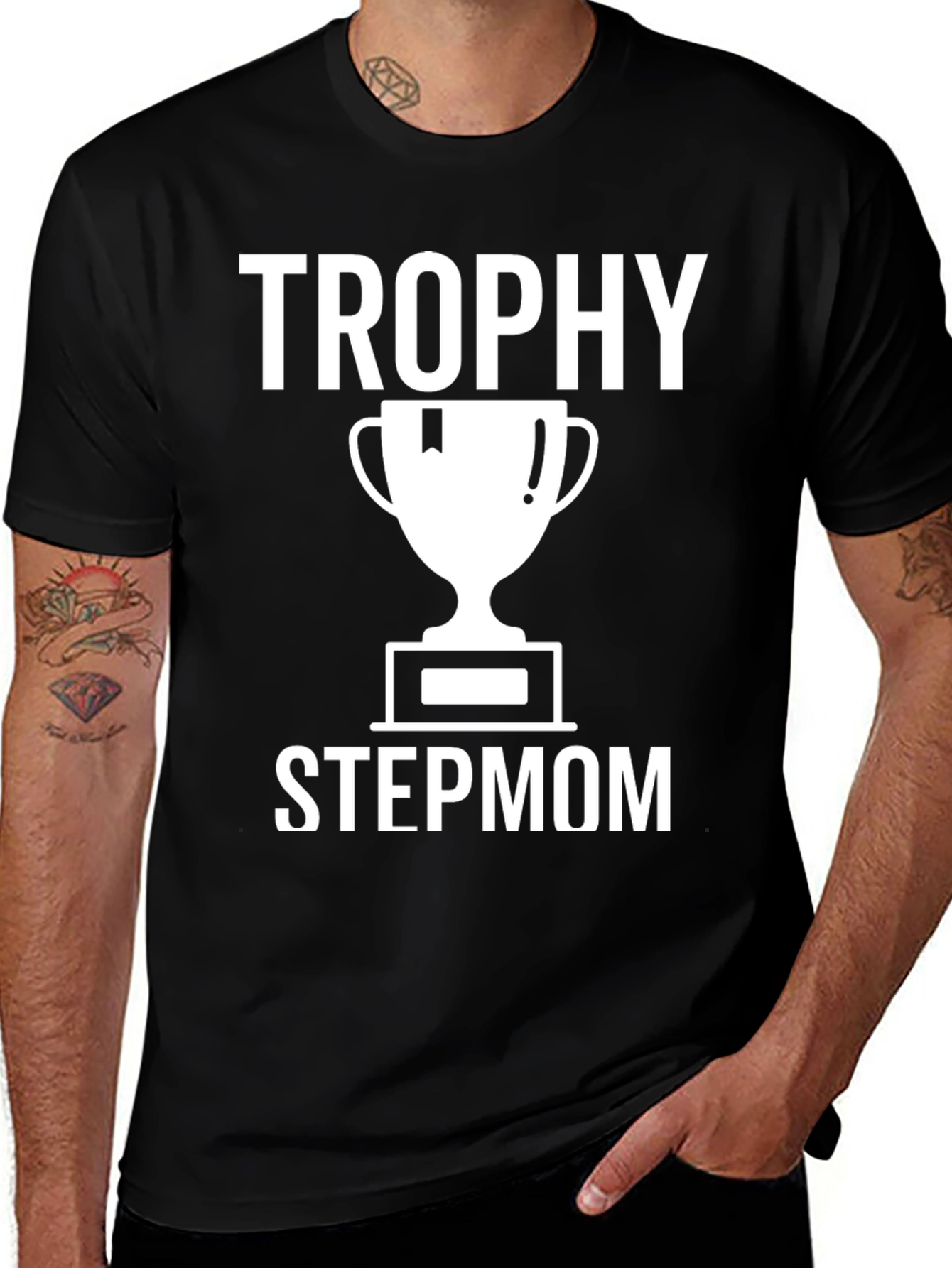 Trophy Stepmom T-Shirt - Funny Stepfamily Tee