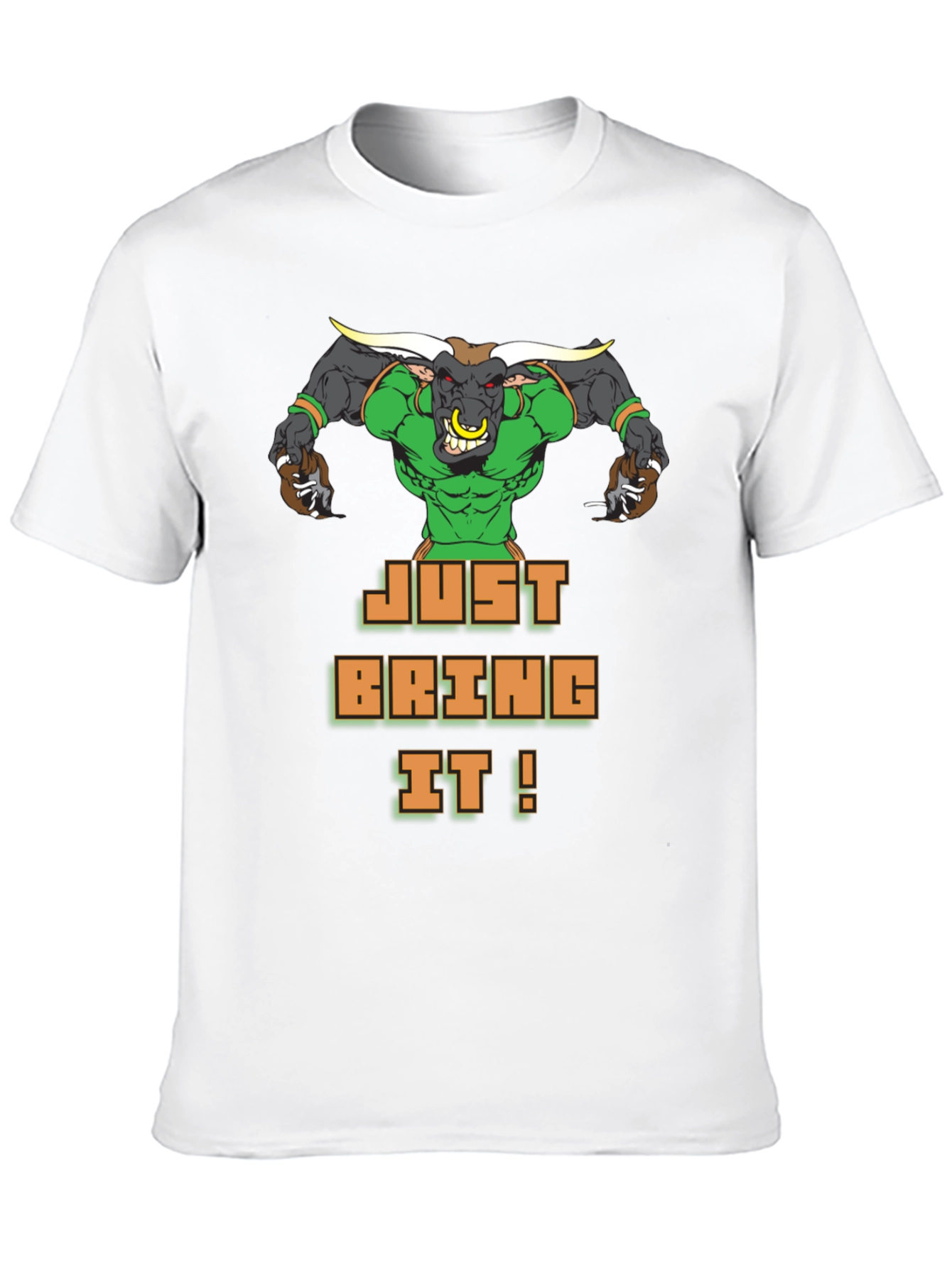 Just Bring It! Graphic Tee - Bold Bull Design