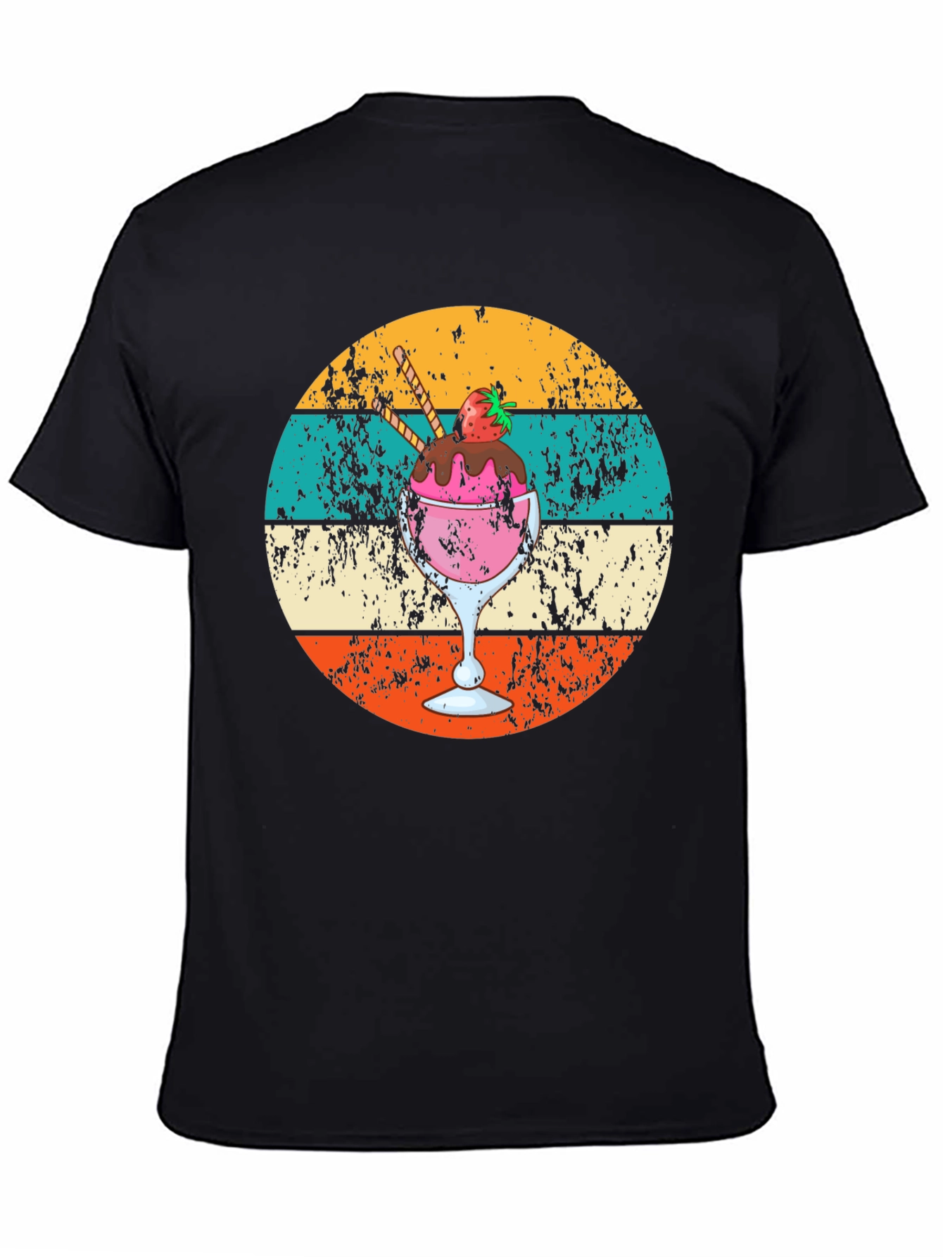 Retro Ice Cream Graphic Tee - Unique Summer Style