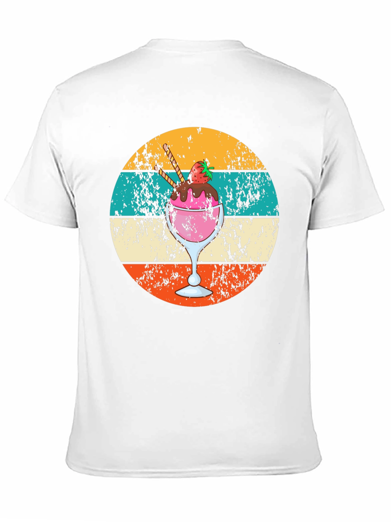 Retro Ice Cream Graphic Tee - Unique Summer Style