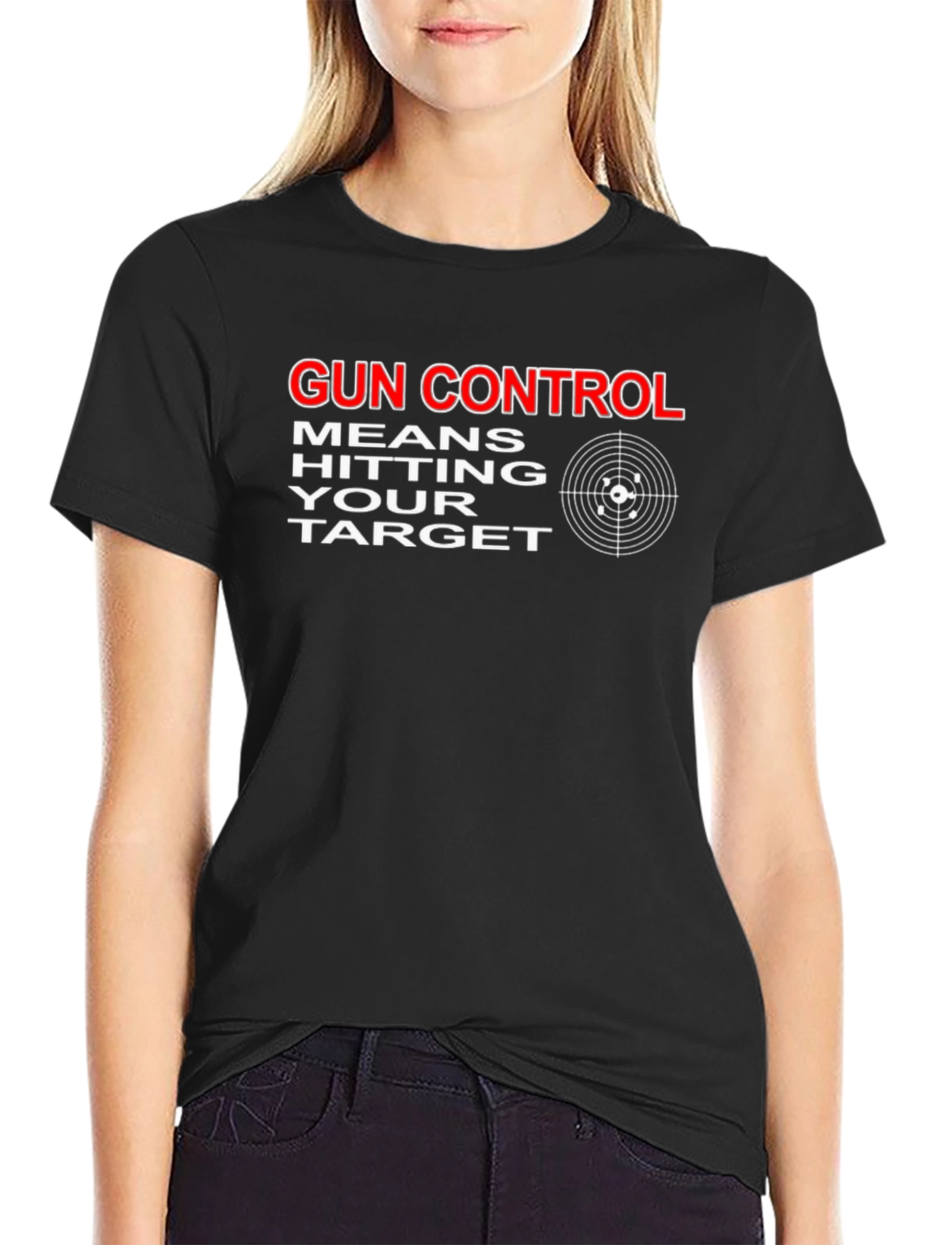 Gun Control Target T-Shirt