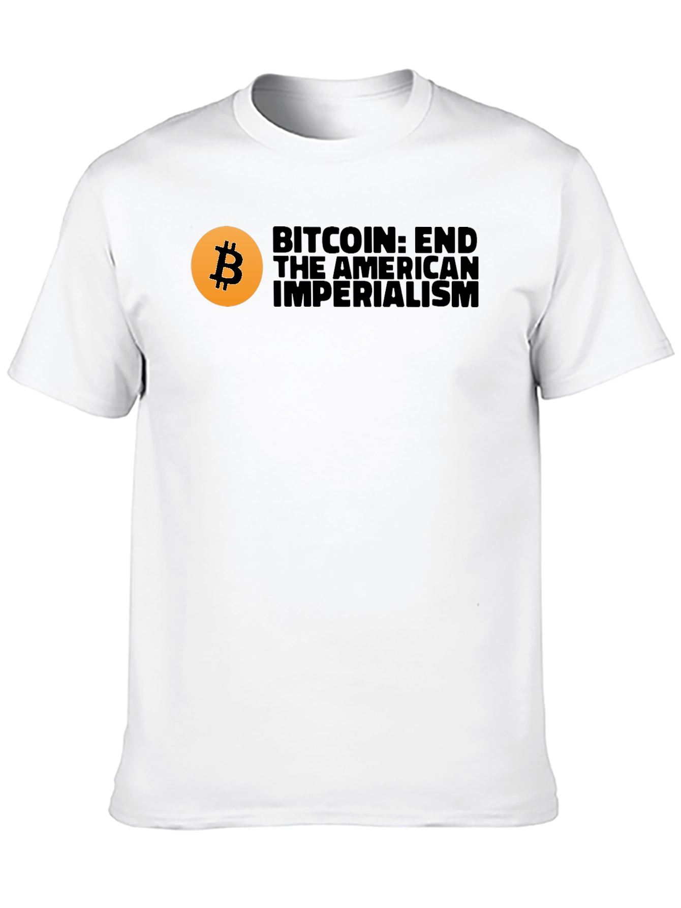 Bitcoin End American Imperialism Graphic T-Shirt