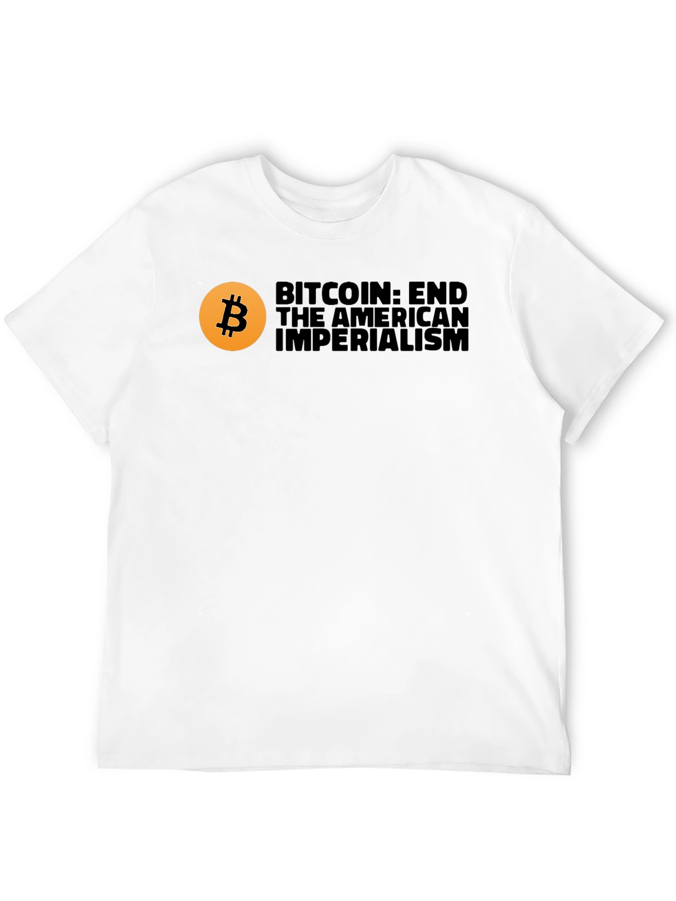 Bitcoin End American Imperialism Graphic T-Shirt