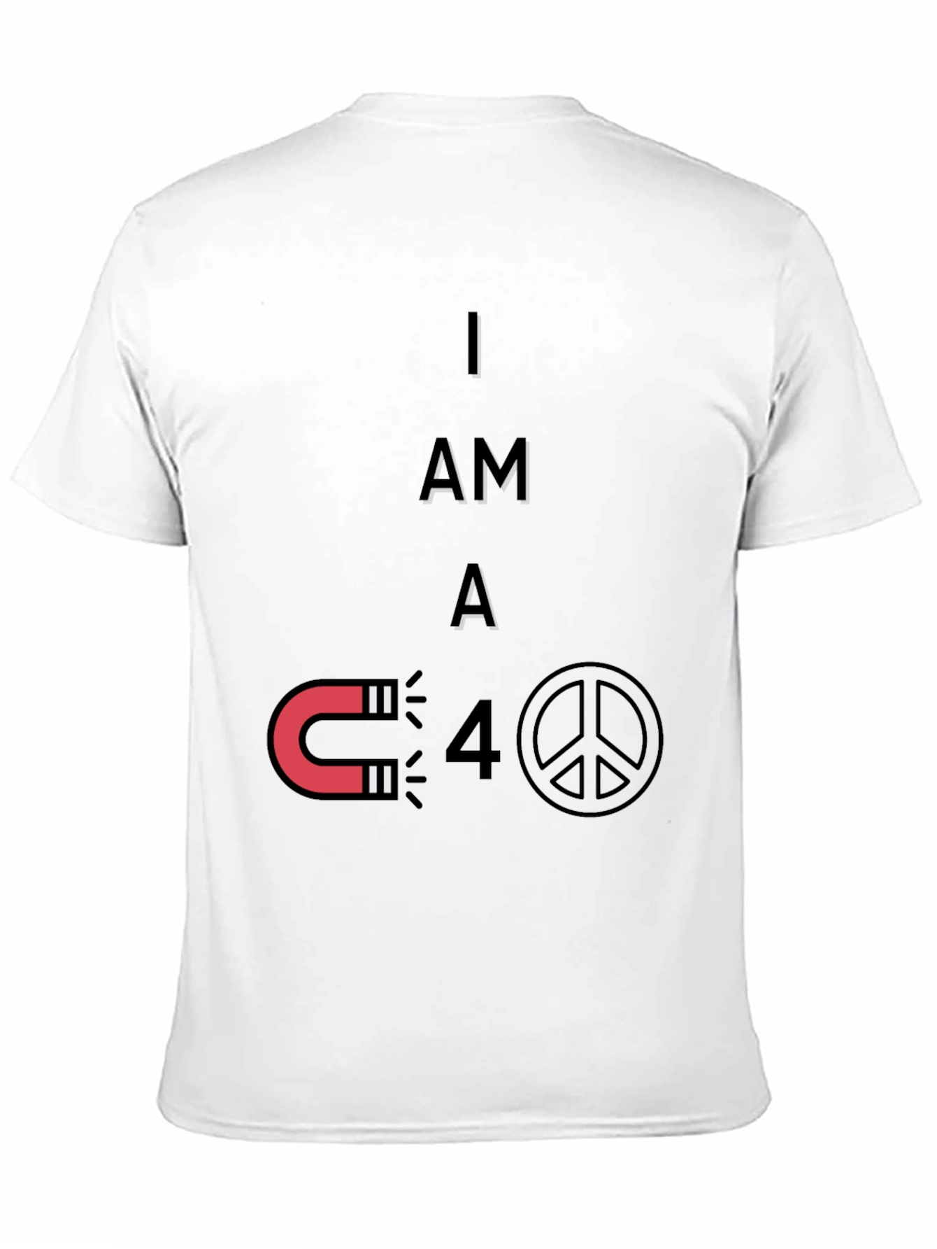Magnet Peace Funny Graphic T-Shirt