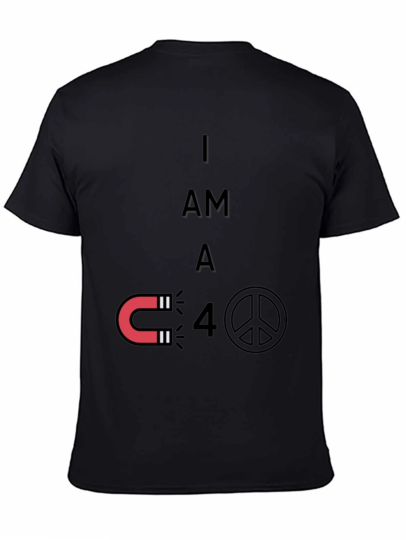 Magnet Peace Funny Graphic T-Shirt