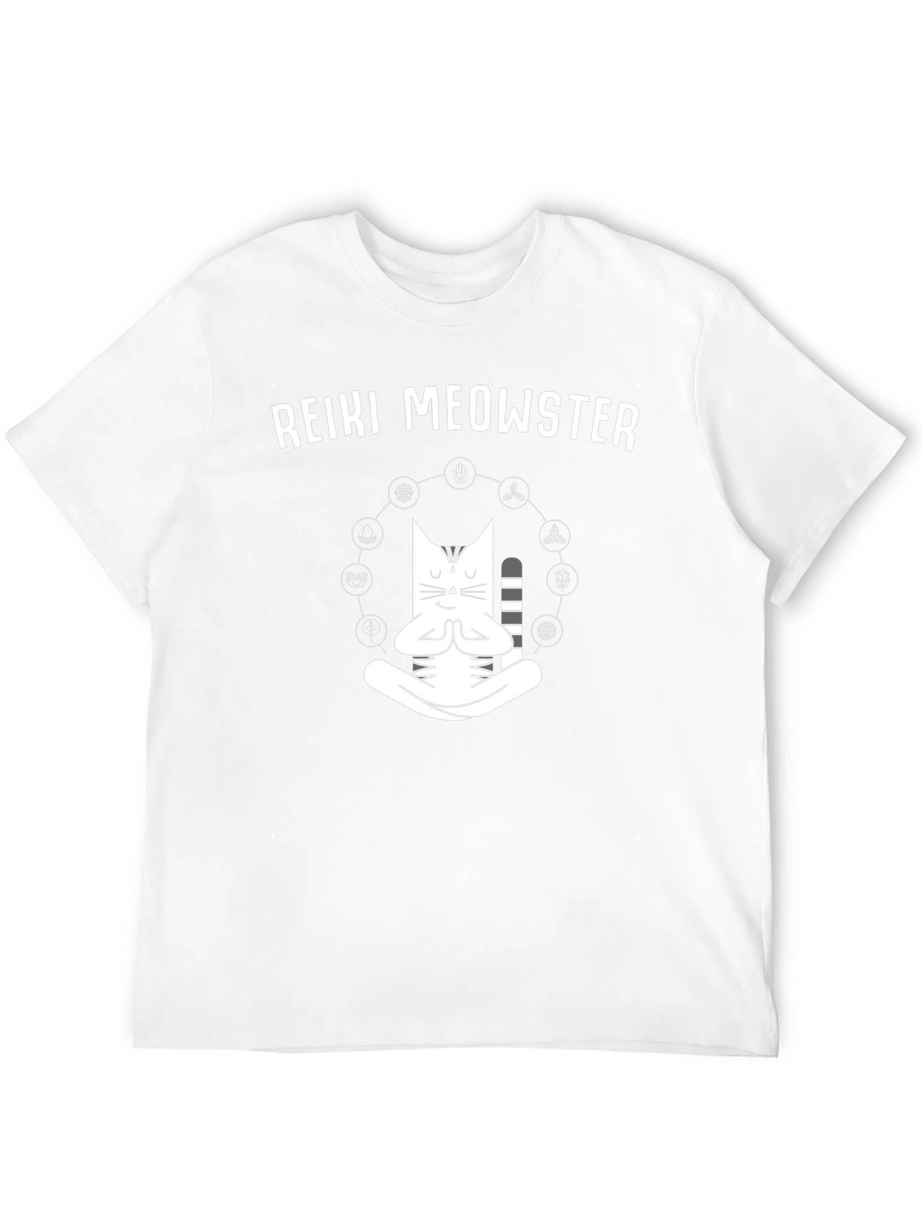 Reiki Meowster Black Graphic Tee