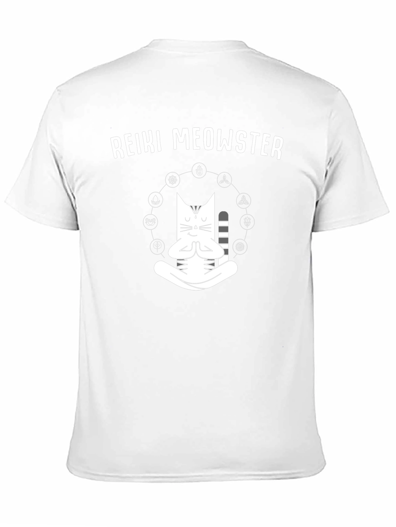 Reiki Meowster Black Graphic Tee