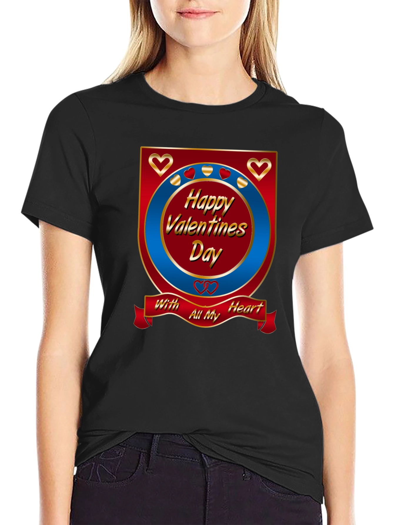 Happy Valentines Day Graphic T-Shirt