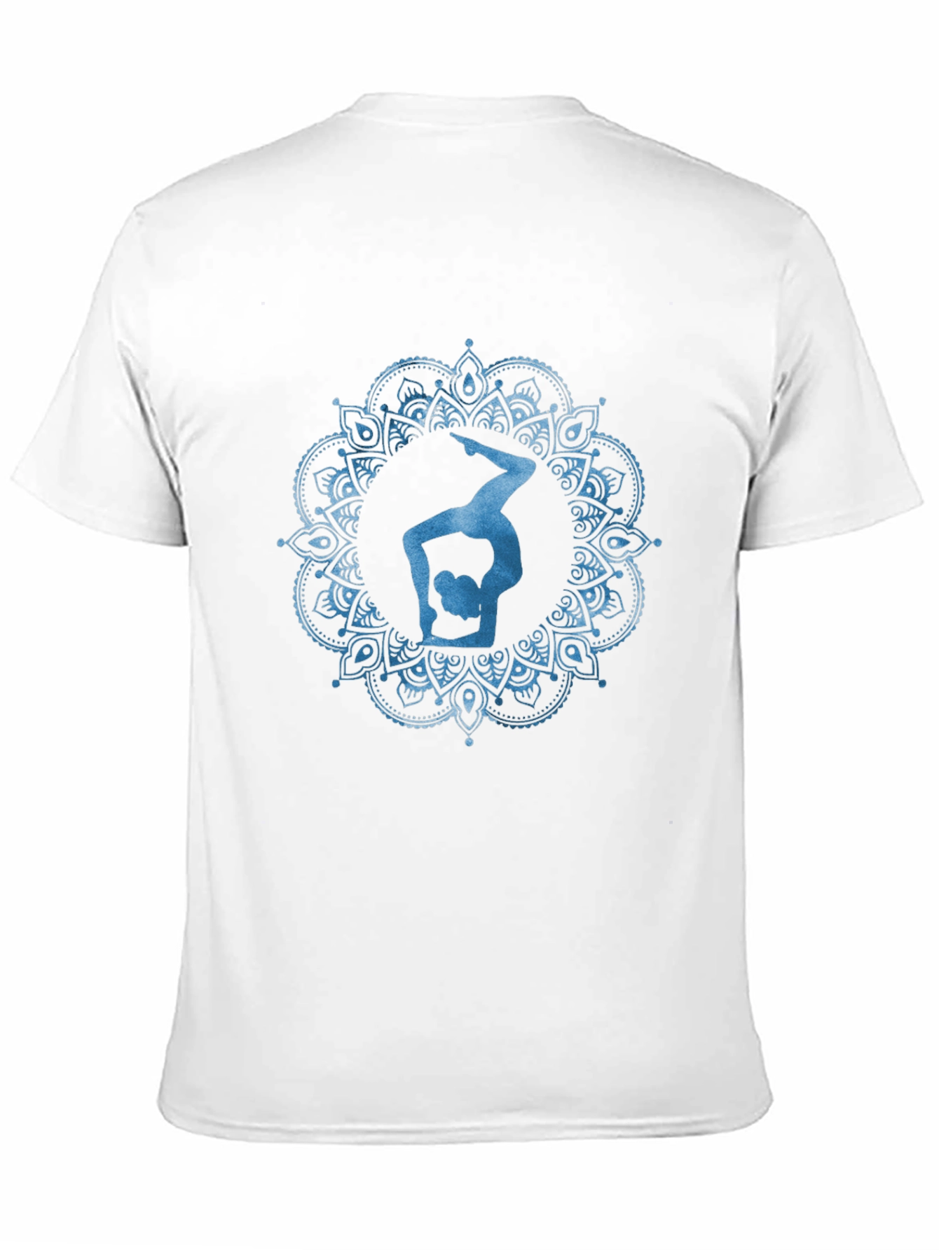 Yoga Mandala T-Shirt - Mens Black Graphic Tee