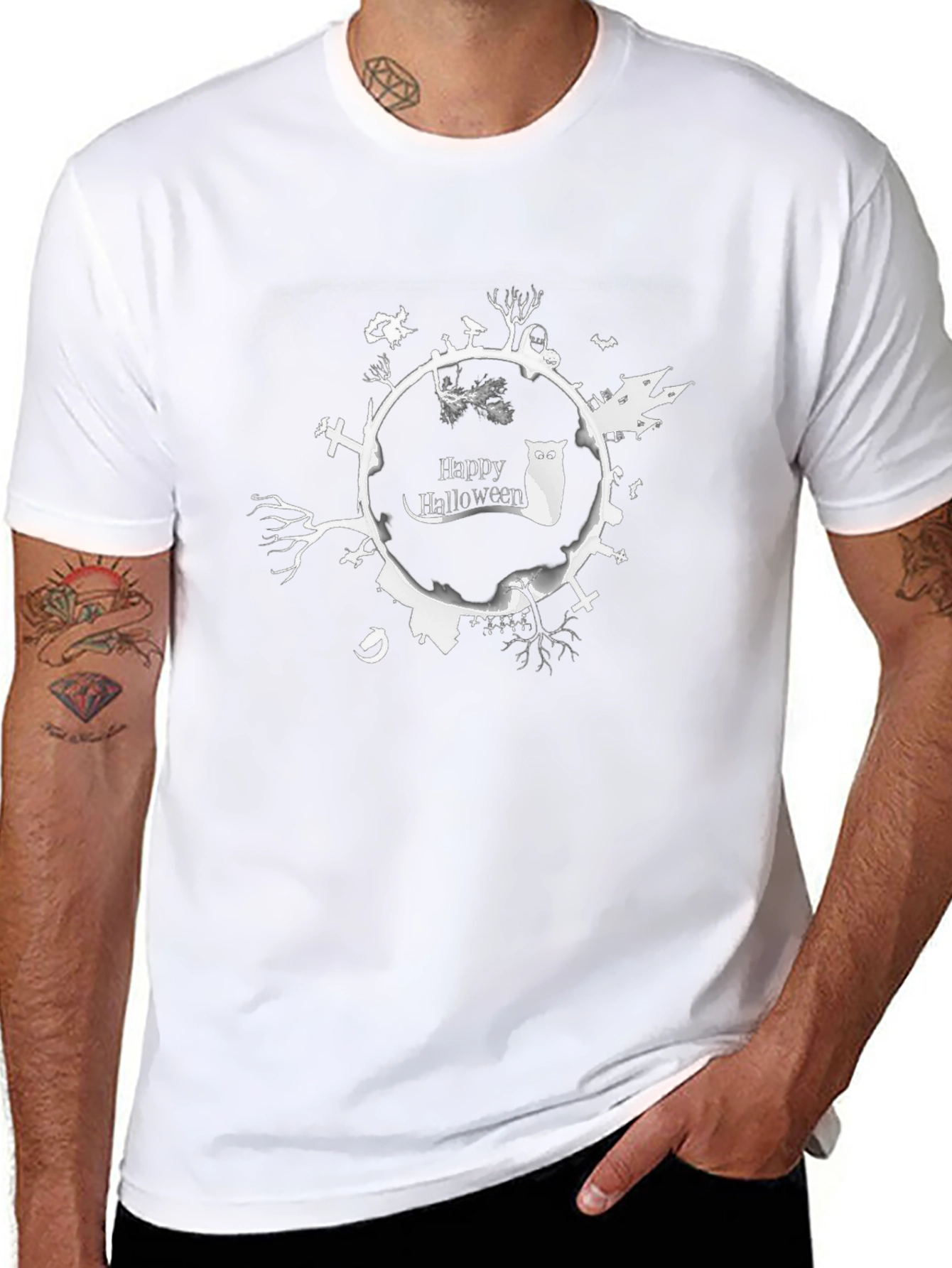Happy Halloween Graphic T-Shirt Spooky Season Tee
