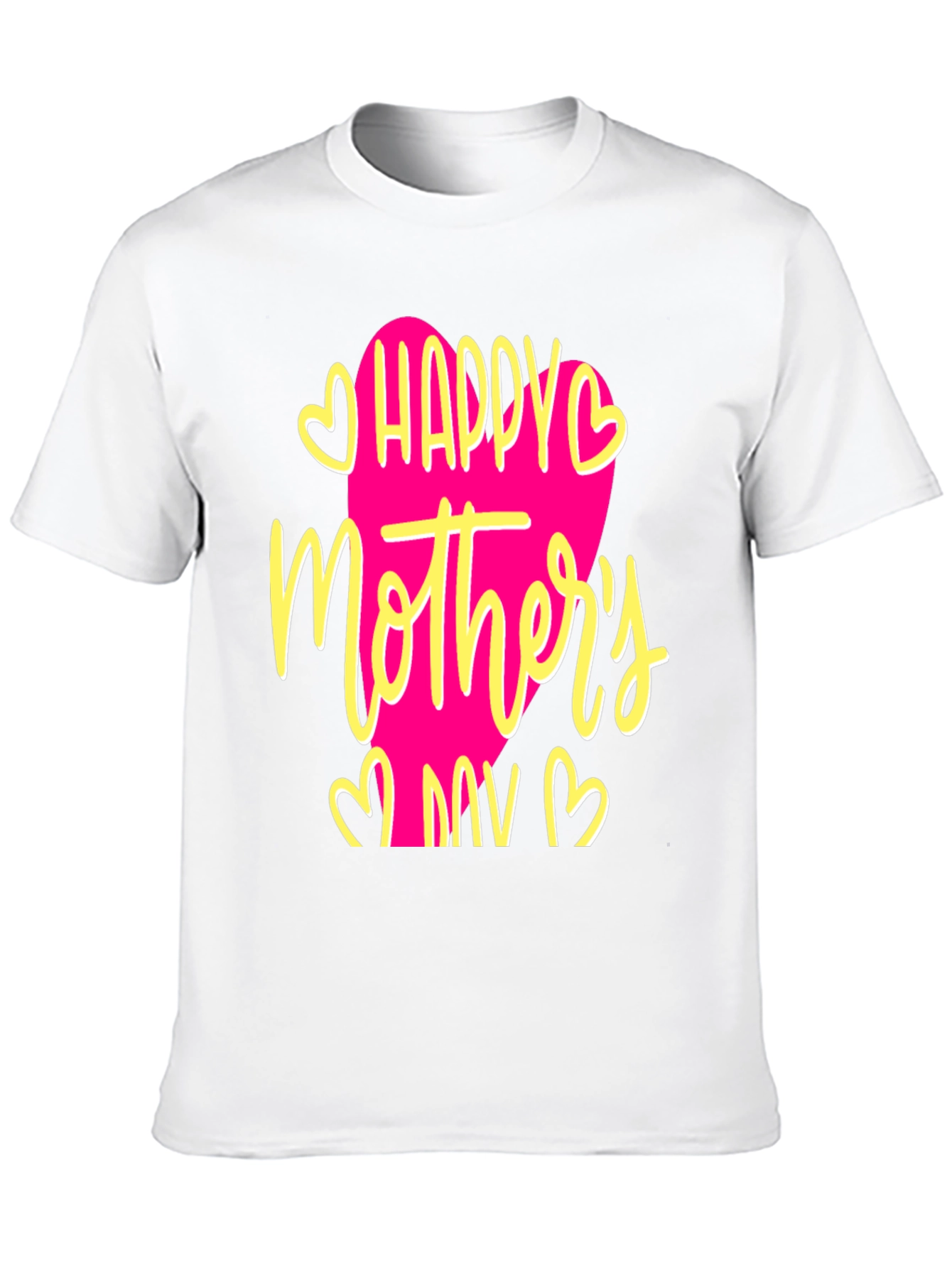 Happy Mothers Day Graphic T-Shirt - Black