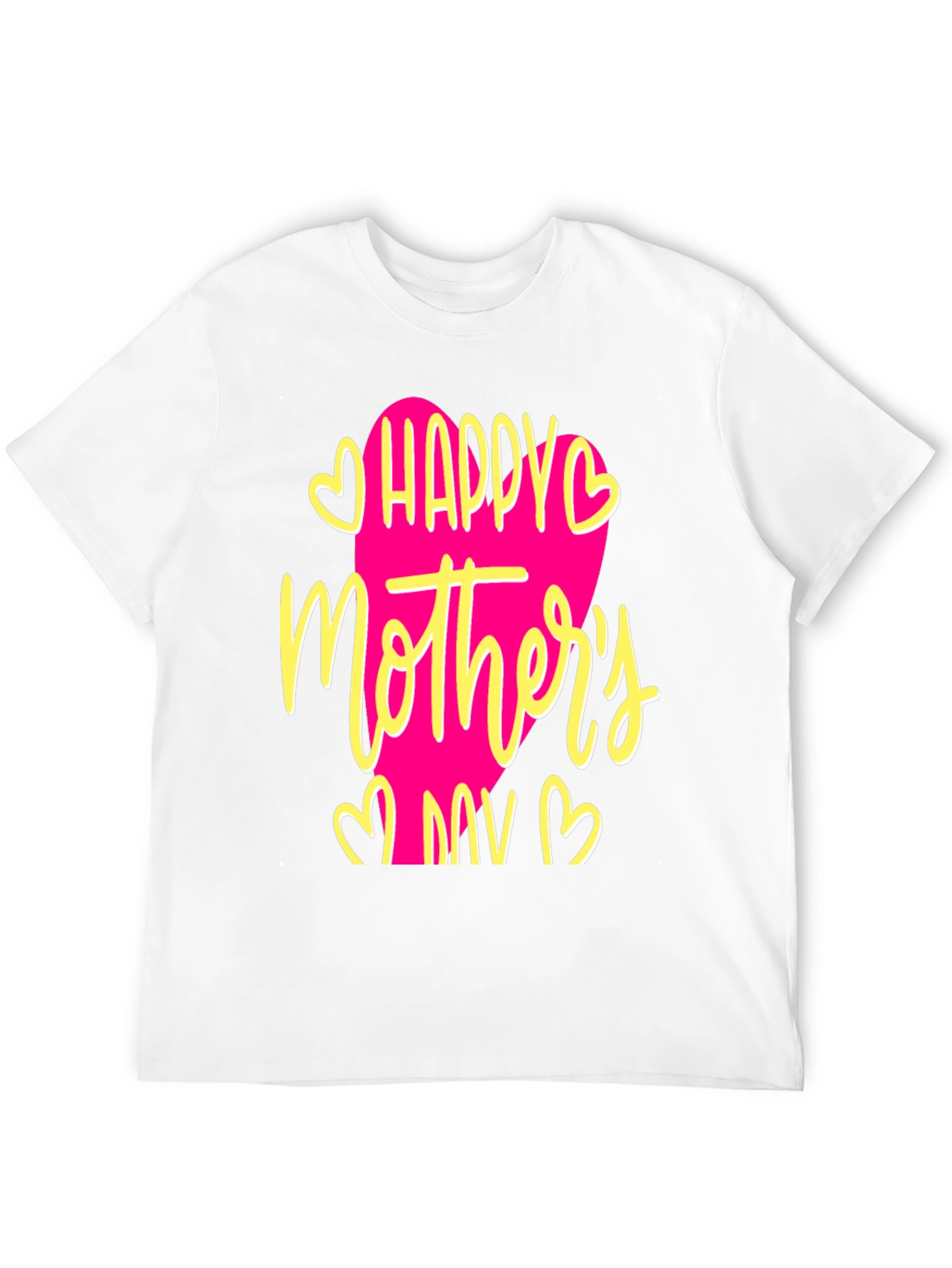 Happy Mothers Day Graphic T-Shirt - Black