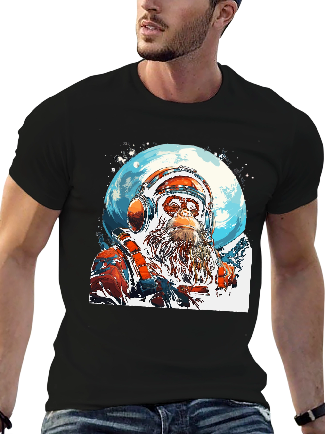 Ape Astronaut Graphic T-Shirt