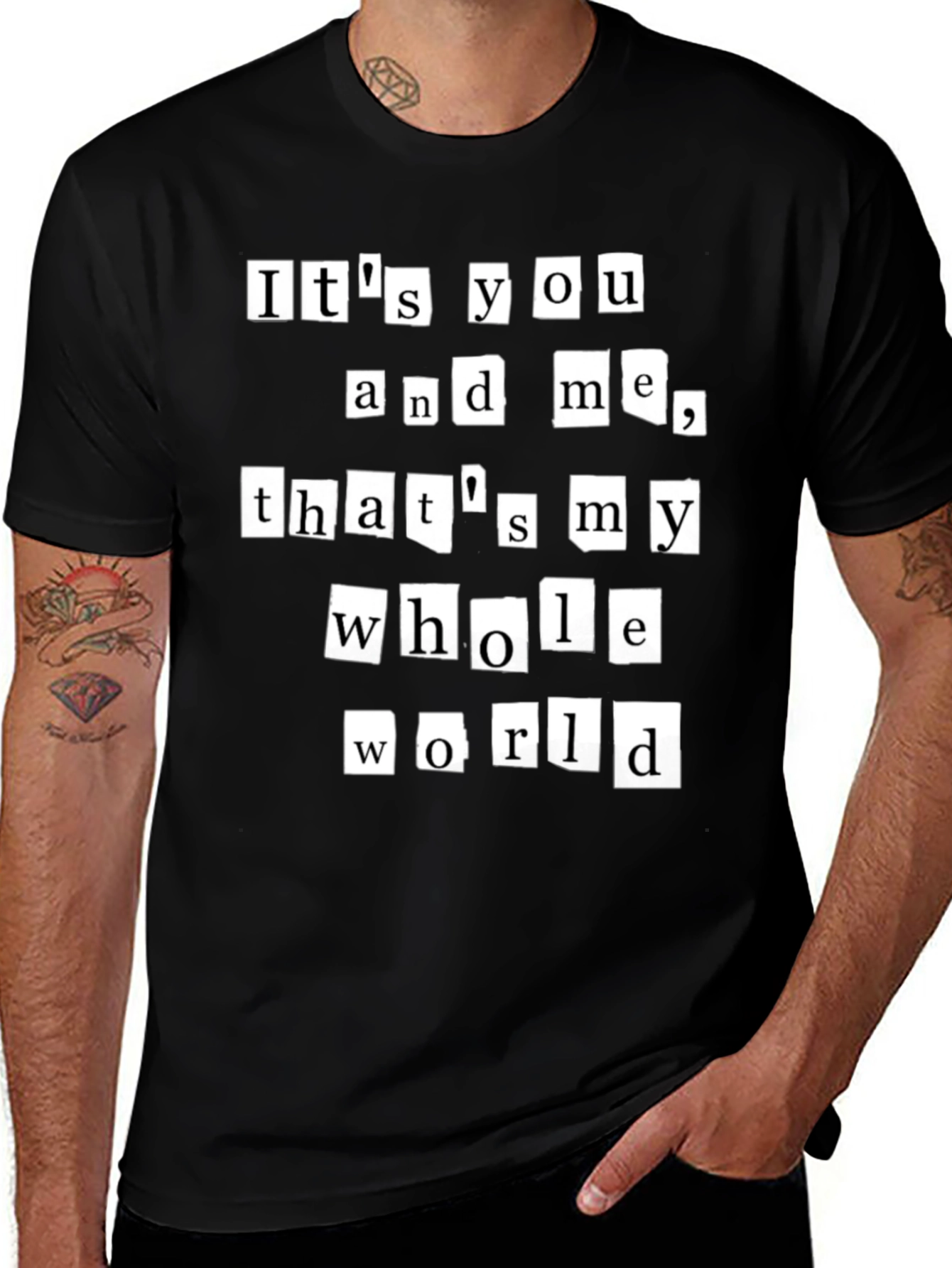 Its You and Me T-Shirt - Trendy Graphic Tee