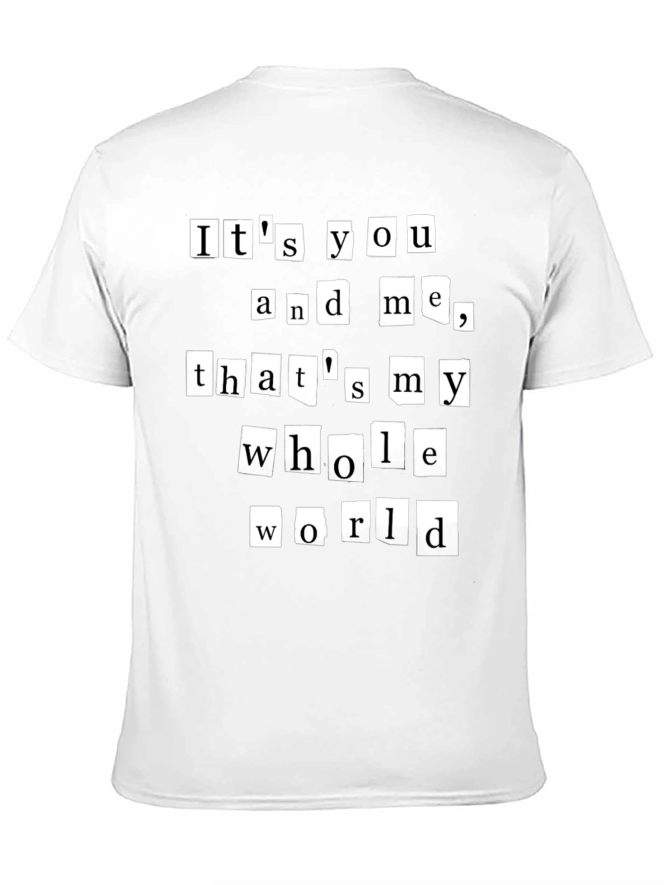 Its You and Me T-Shirt - Trendy Graphic Tee